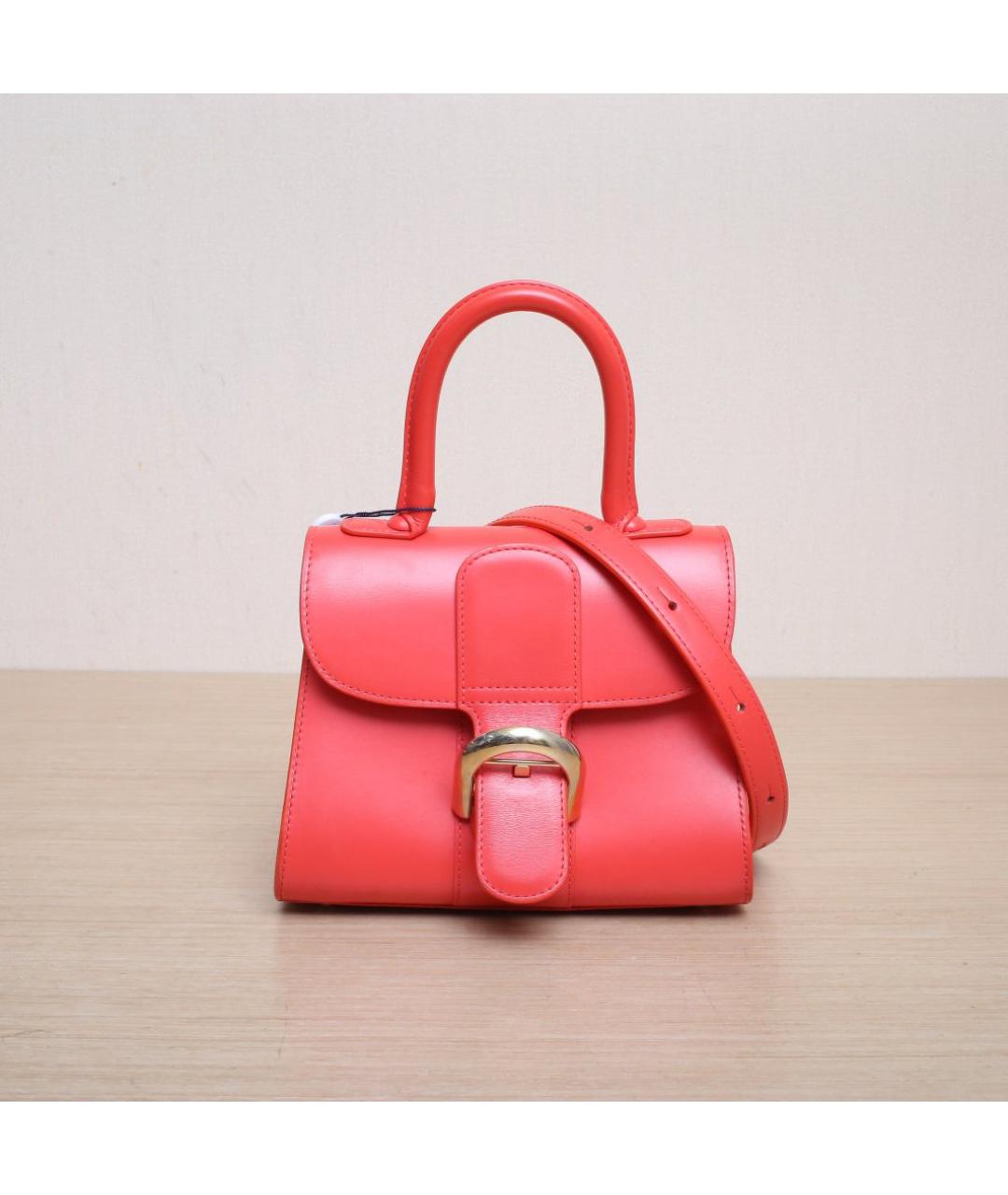 DELVAUX Красная кожаная сумка через плечо, фото 2