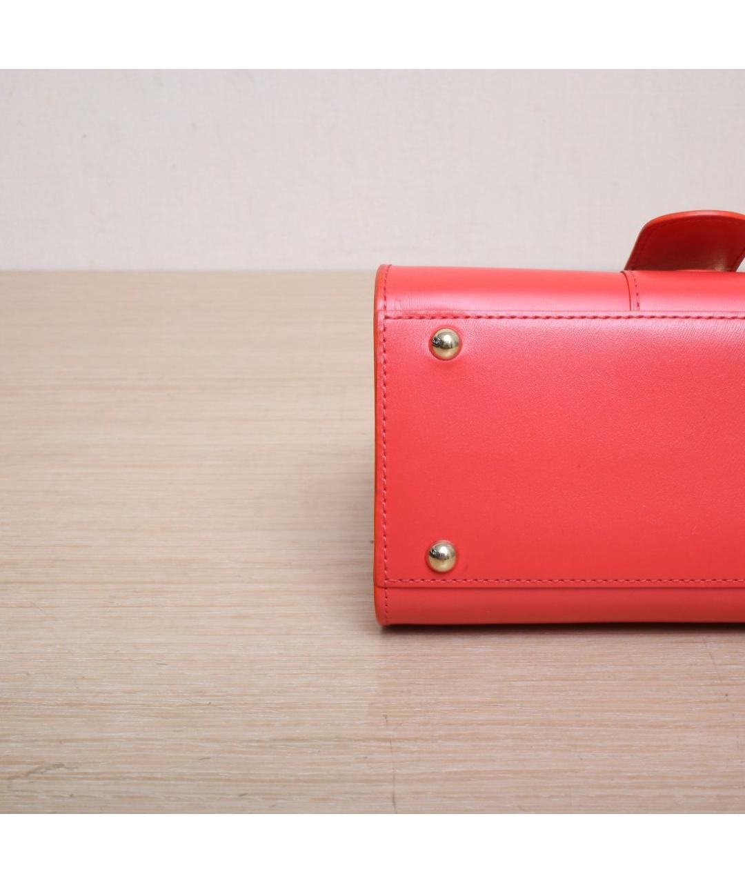 DELVAUX Красная кожаная сумка через плечо, фото 9