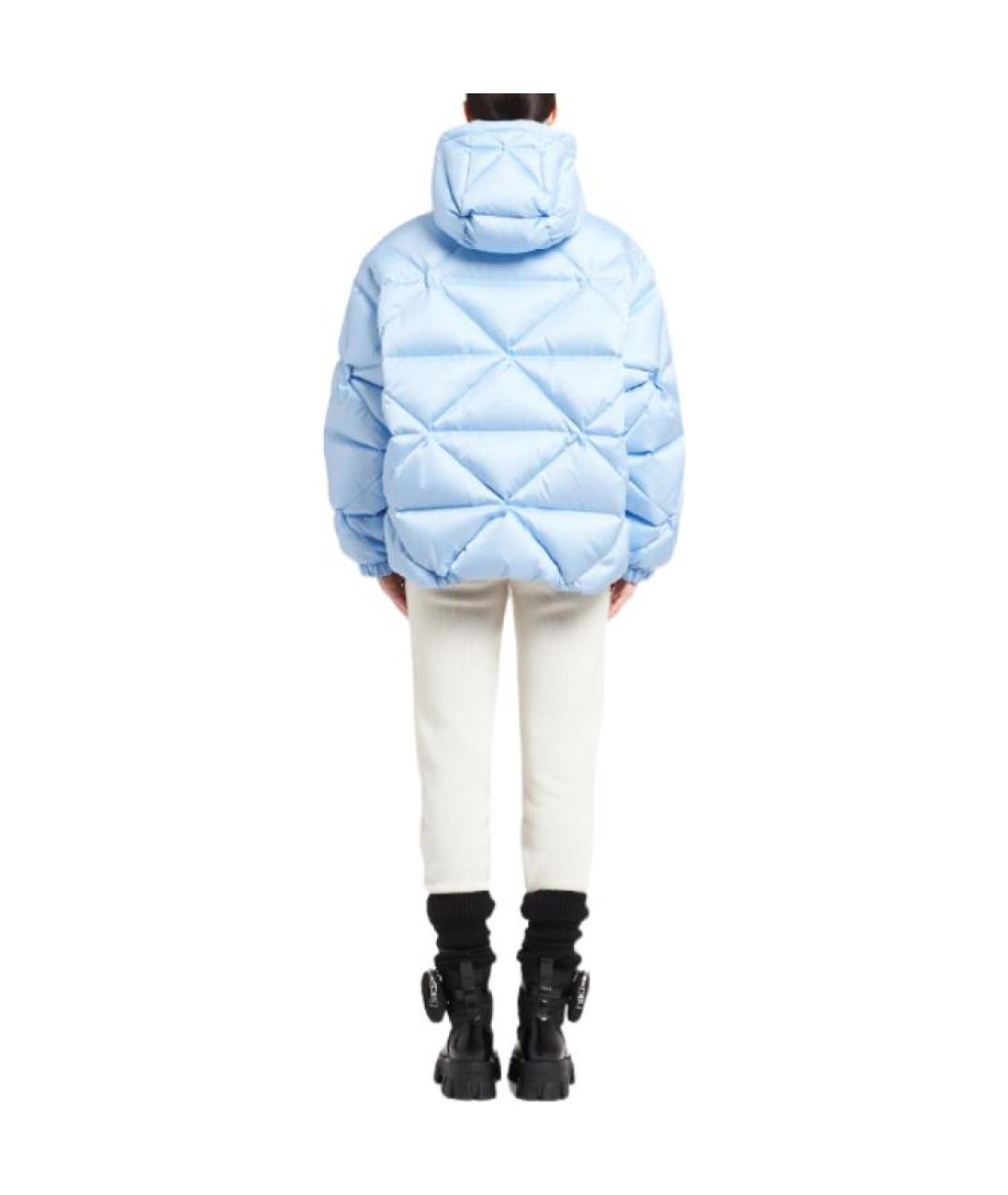 PRADA Синий пуховик, фото 3