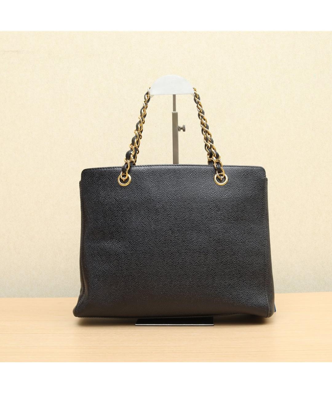 CHANEL Черная кожаная сумка через плечо, фото 5