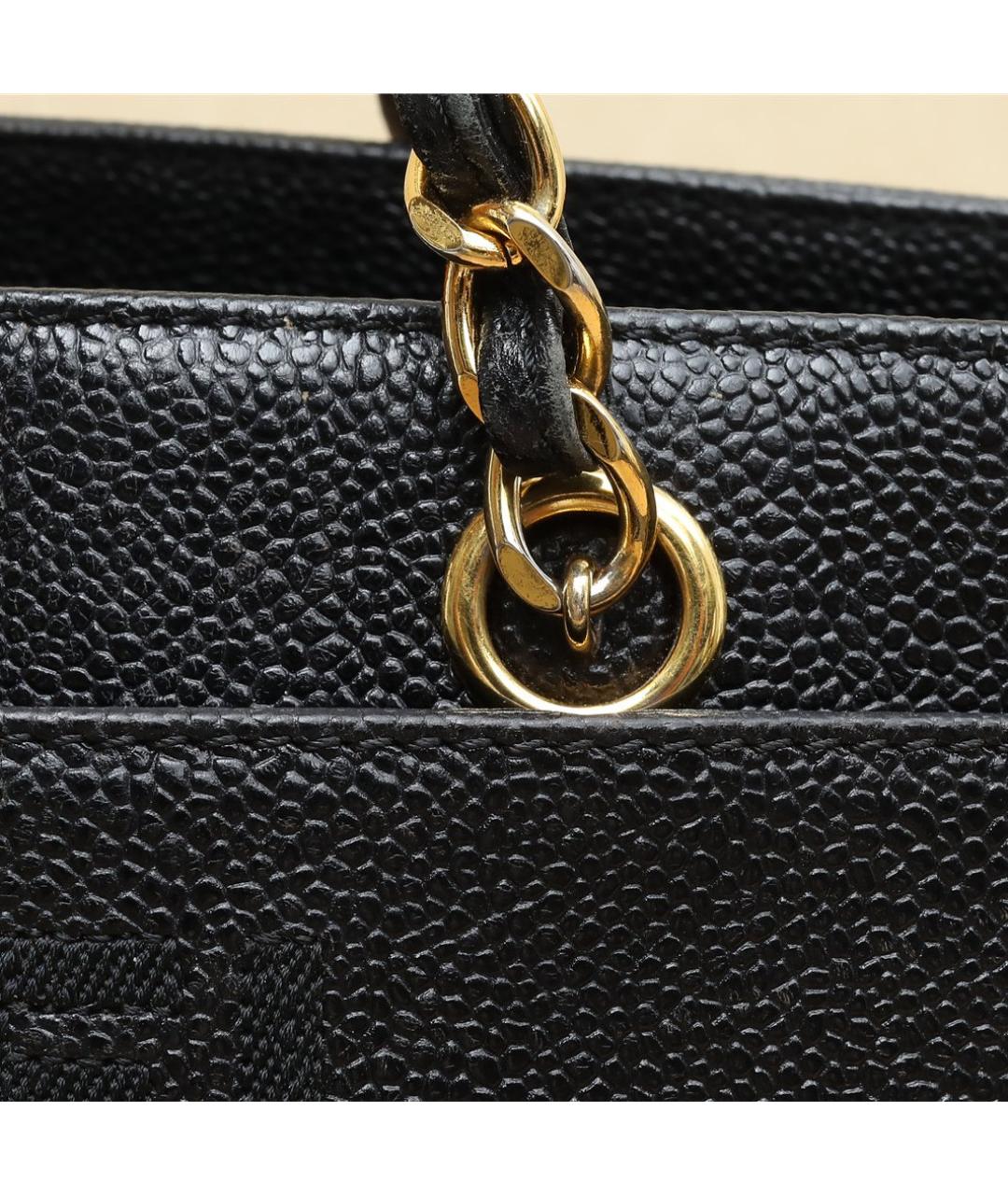 CHANEL Черная кожаная сумка через плечо, фото 7