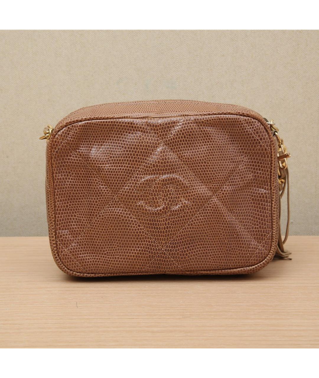 CHANEL Коричневая сумка через плечо, фото 3