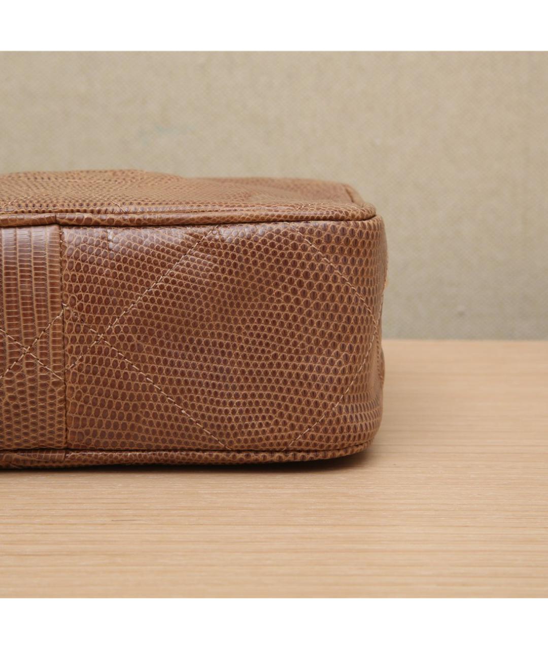 CHANEL Коричневая сумка через плечо, фото 4