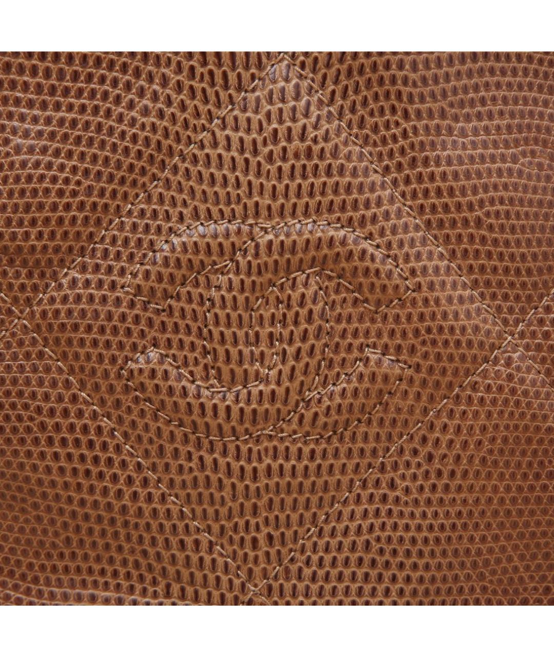 CHANEL Коричневая сумка через плечо, фото 6