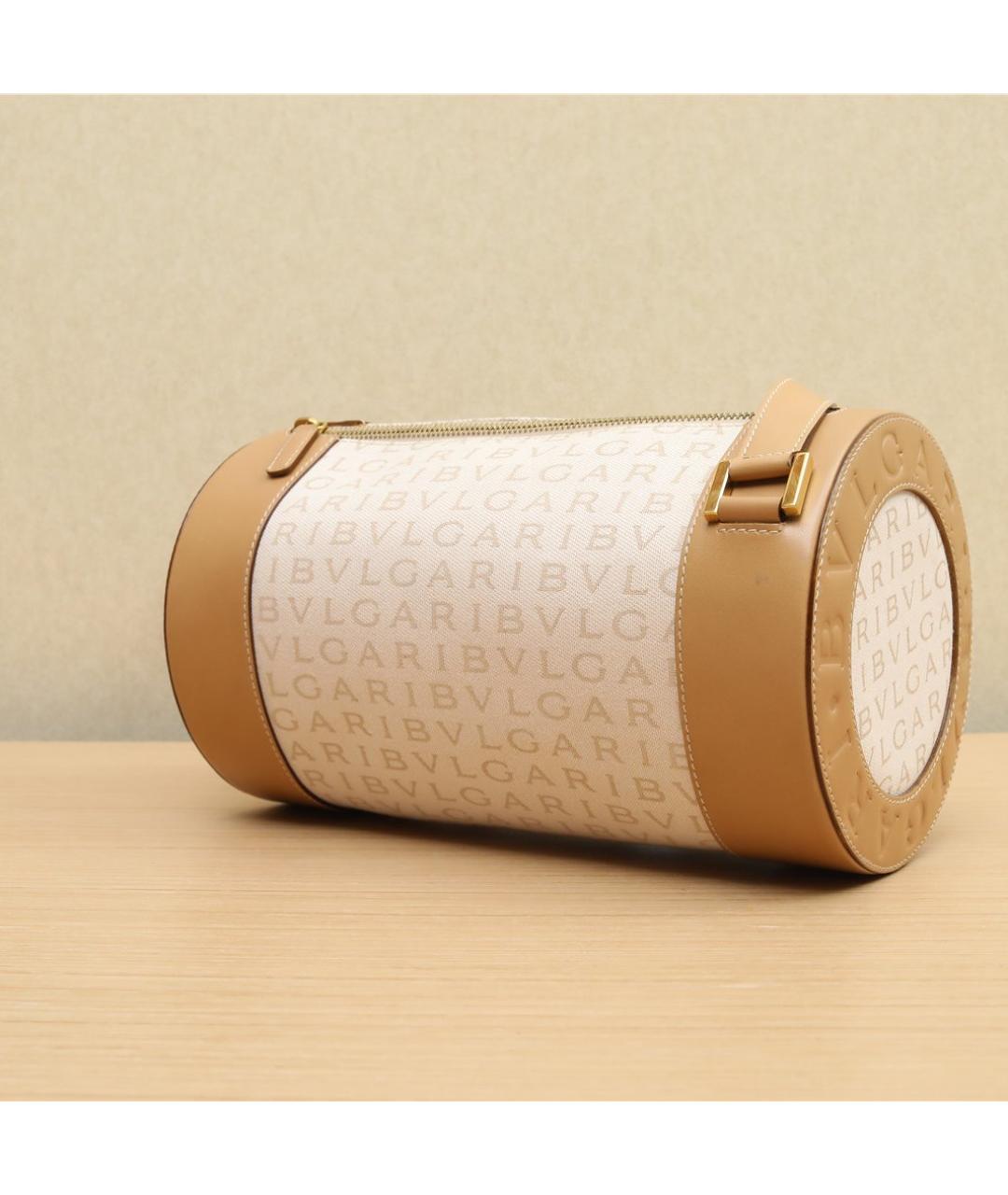 BVLGARI Бежевая сумка через плечо, фото 5