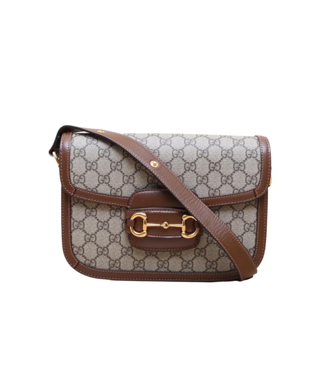 GUCCI Коричневая сумка через плечо, фото 1