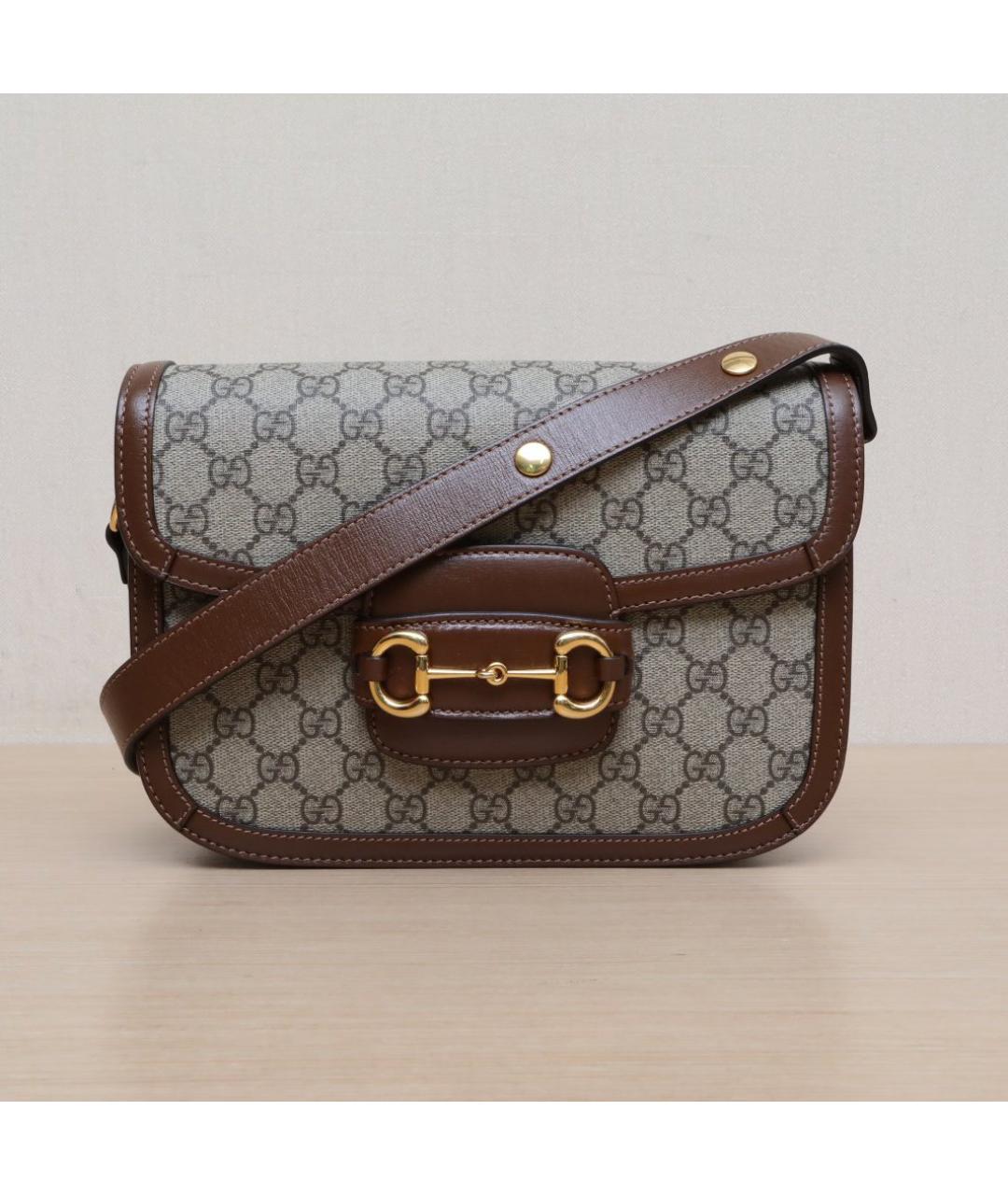 GUCCI Коричневая сумка через плечо, фото 3