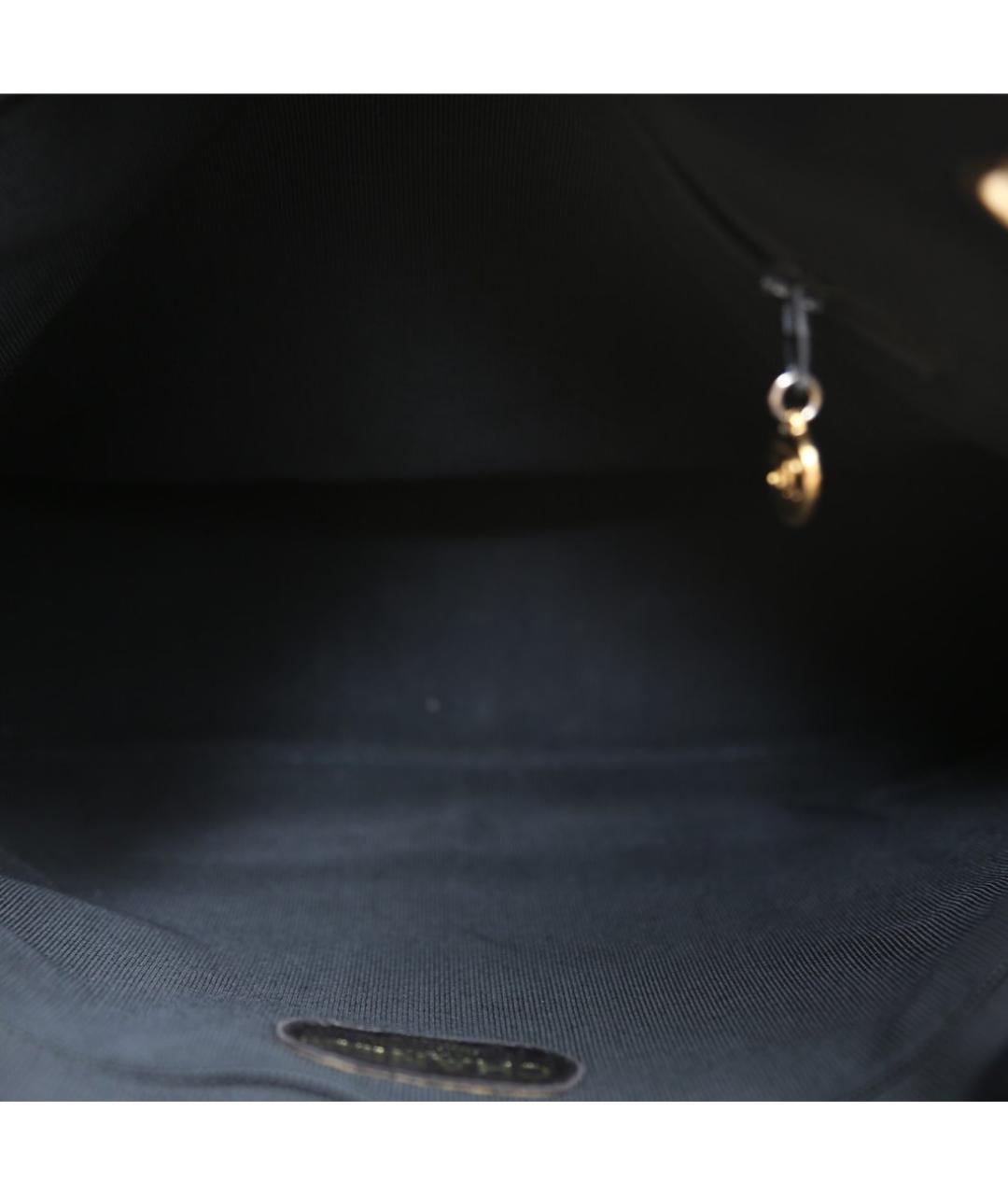 CHANEL Черная кожаная сумка через плечо, фото 5