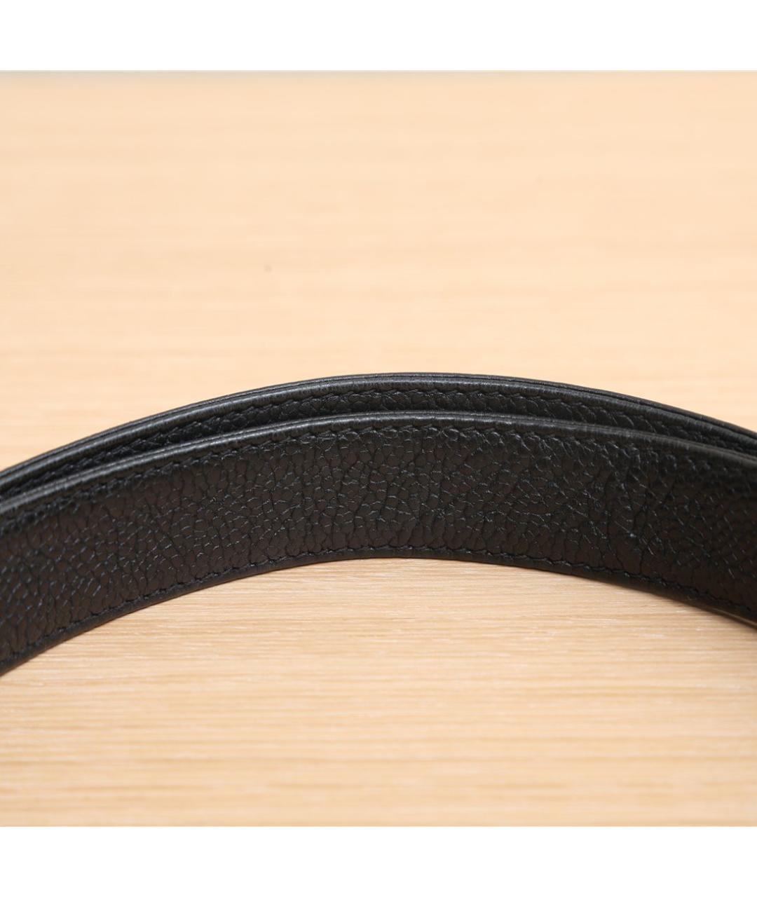 CHANEL Черная кожаная сумка через плечо, фото 3