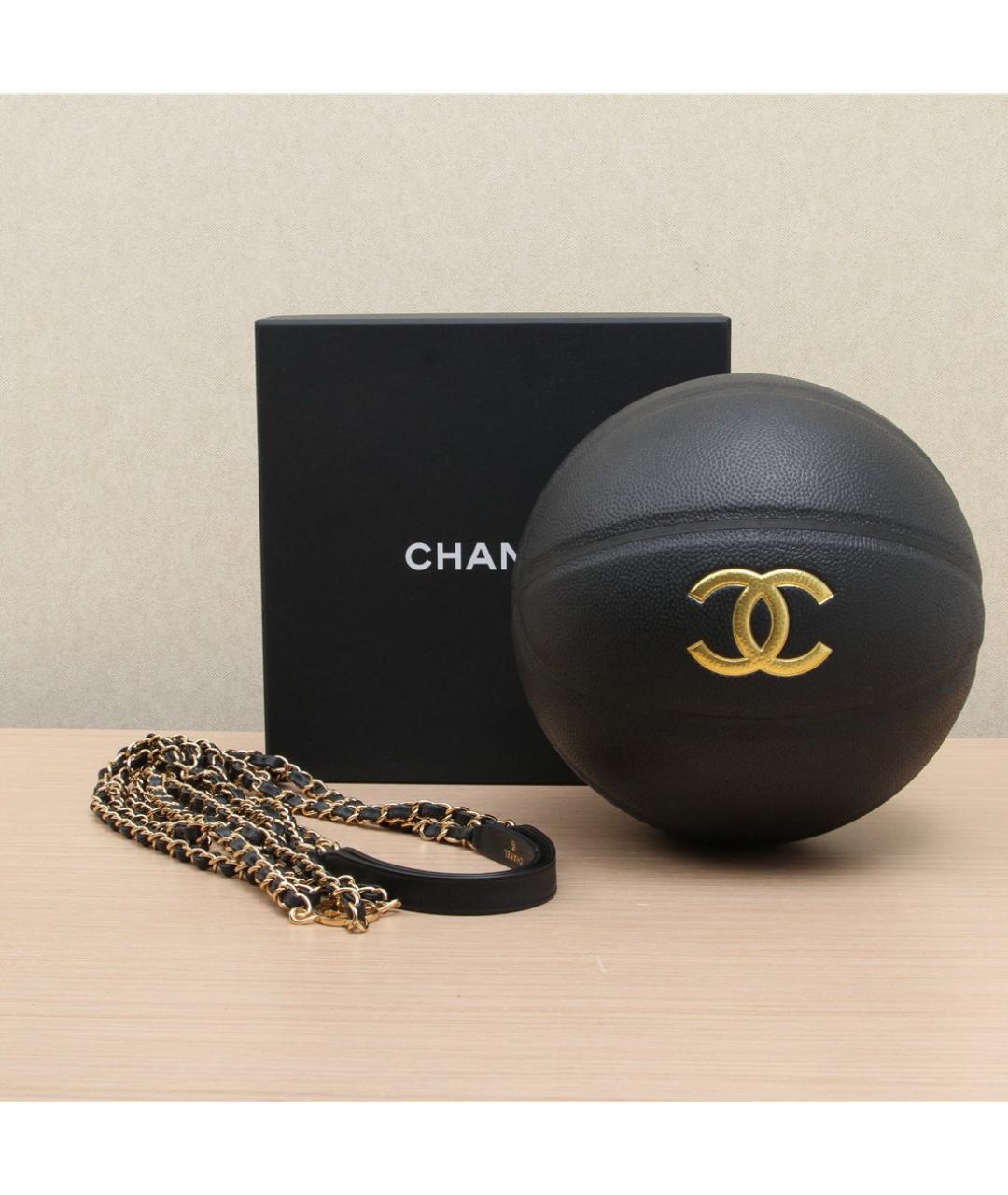 CHANEL Черная кожаная сумка через плечо, фото 9