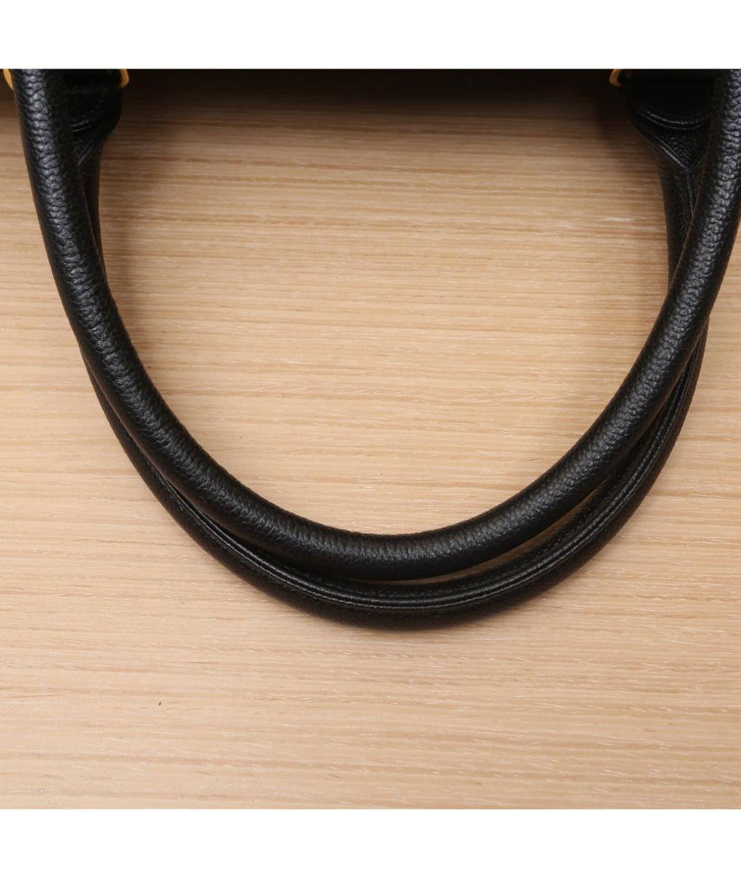 CHANEL Черная кожаная сумка через плечо, фото 9