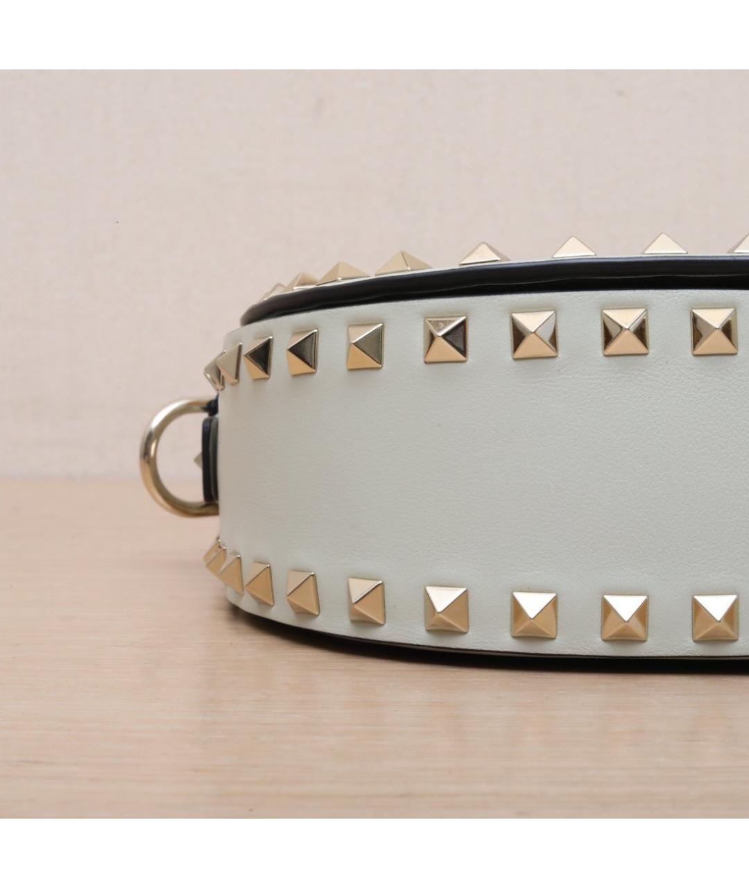 VALENTINO Салатовая кожаная сумка через плечо, фото 9