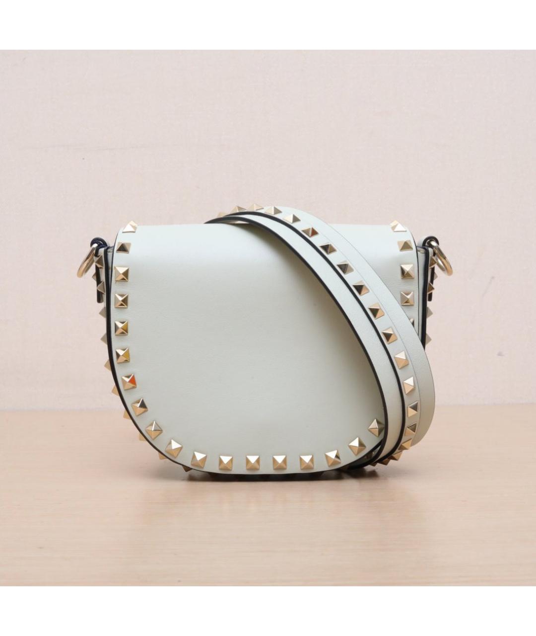 VALENTINO Салатовая кожаная сумка через плечо, фото 3