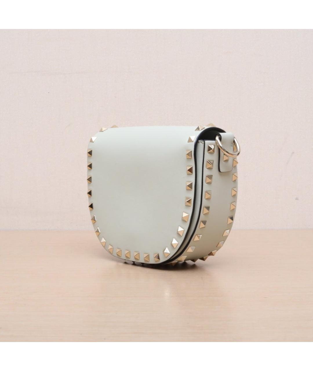 VALENTINO Салатовая кожаная сумка через плечо, фото 4