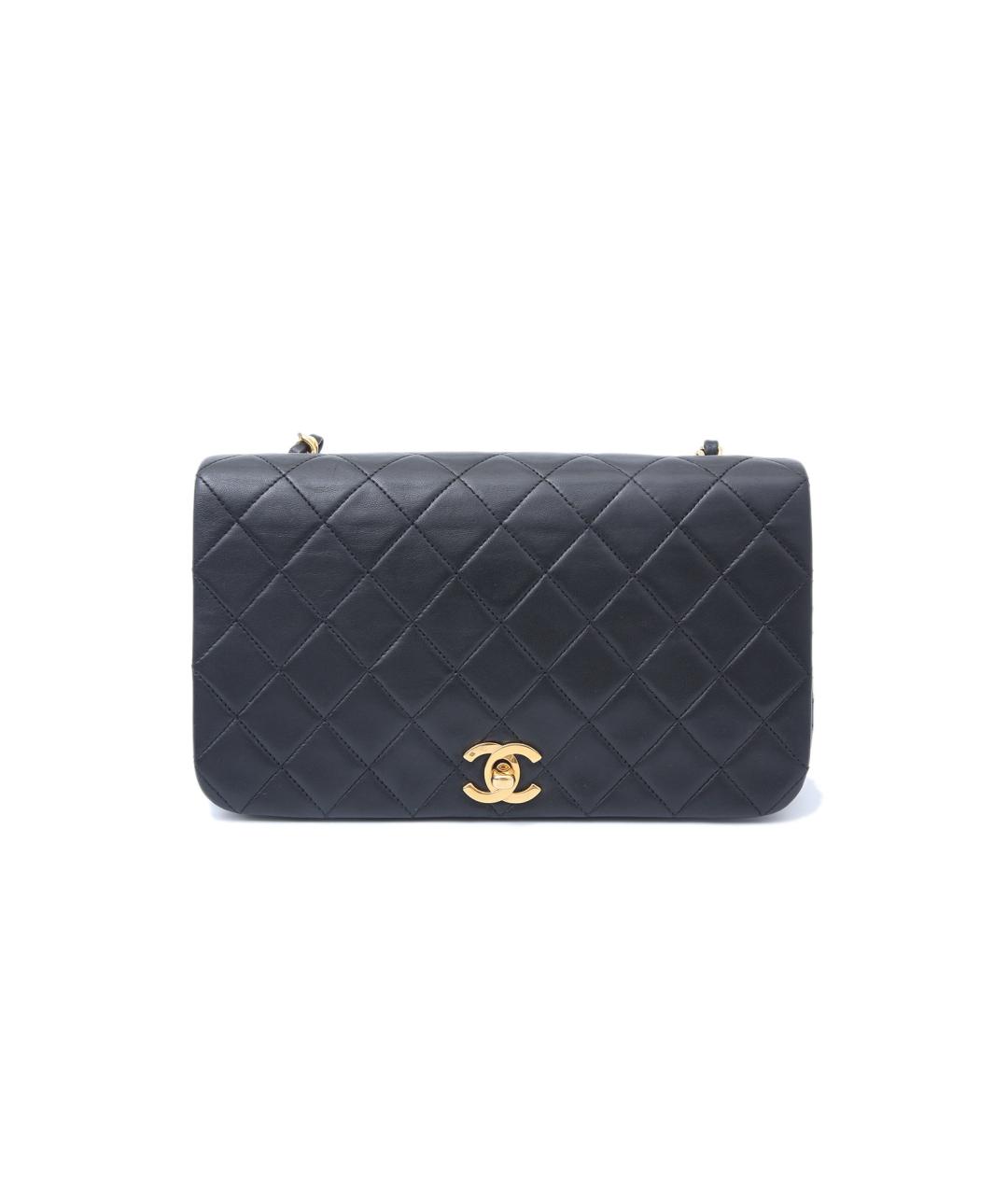 CHANEL Черная кожаная сумка через плечо, фото 1