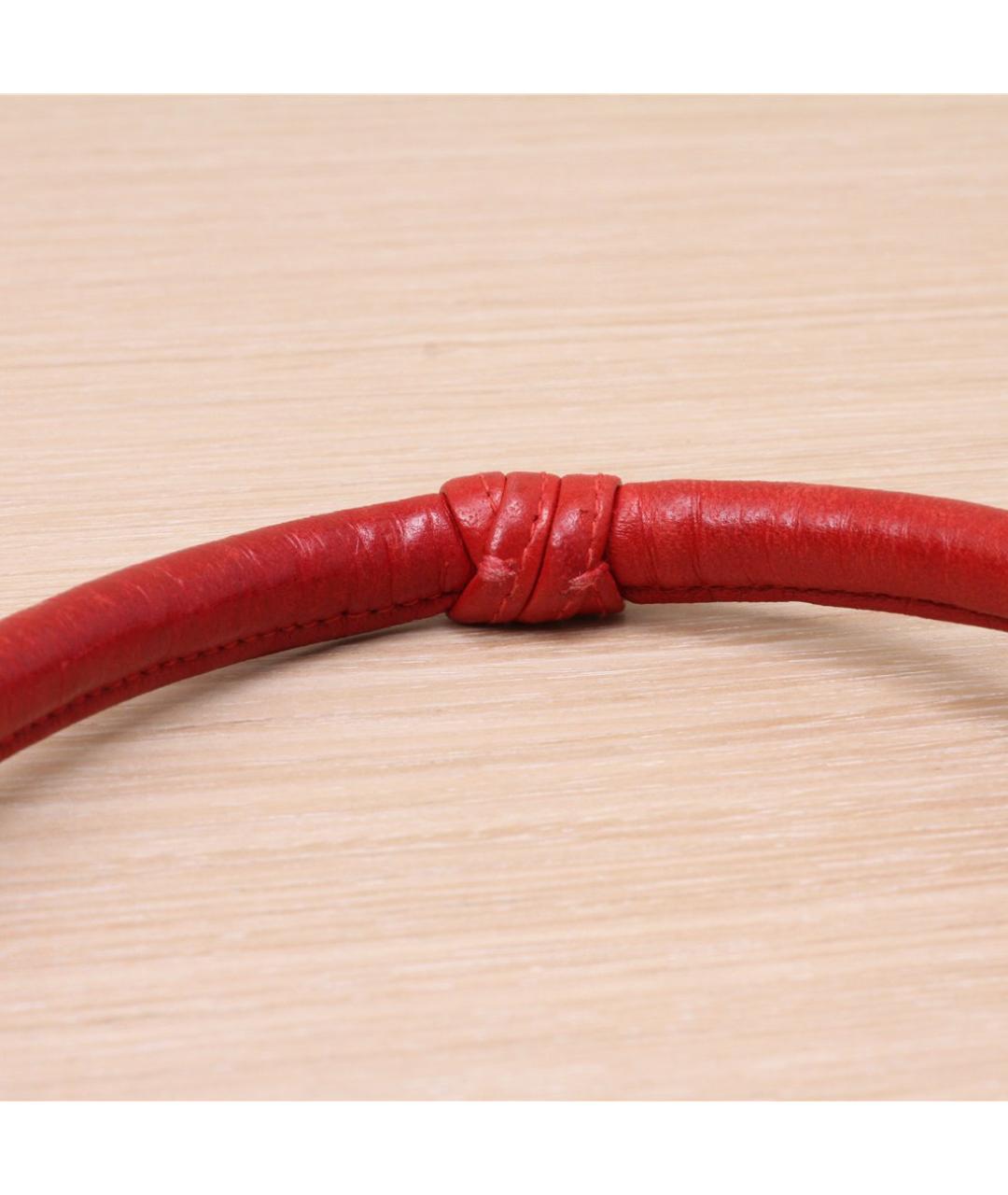 CHANEL Красная кожаная сумка через плечо, фото 7