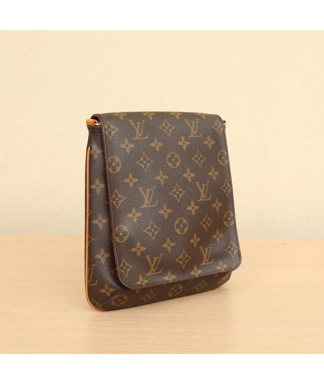 LOUIS VUITTON Коричневая сумка через плечо, фото 3