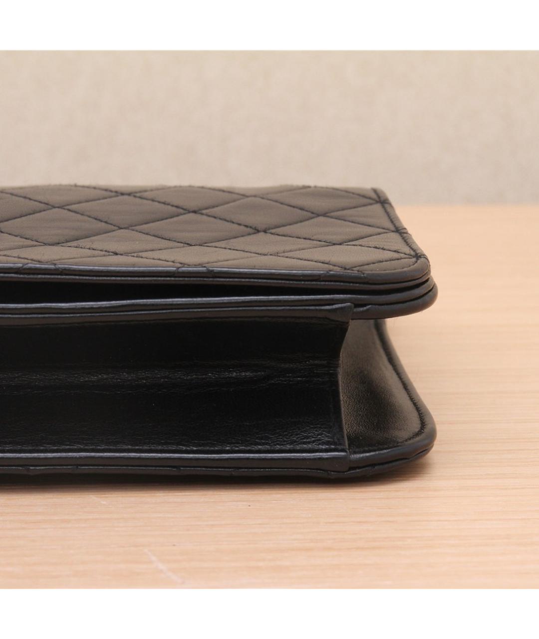 CHANEL Черная кожаная сумка через плечо, фото 8