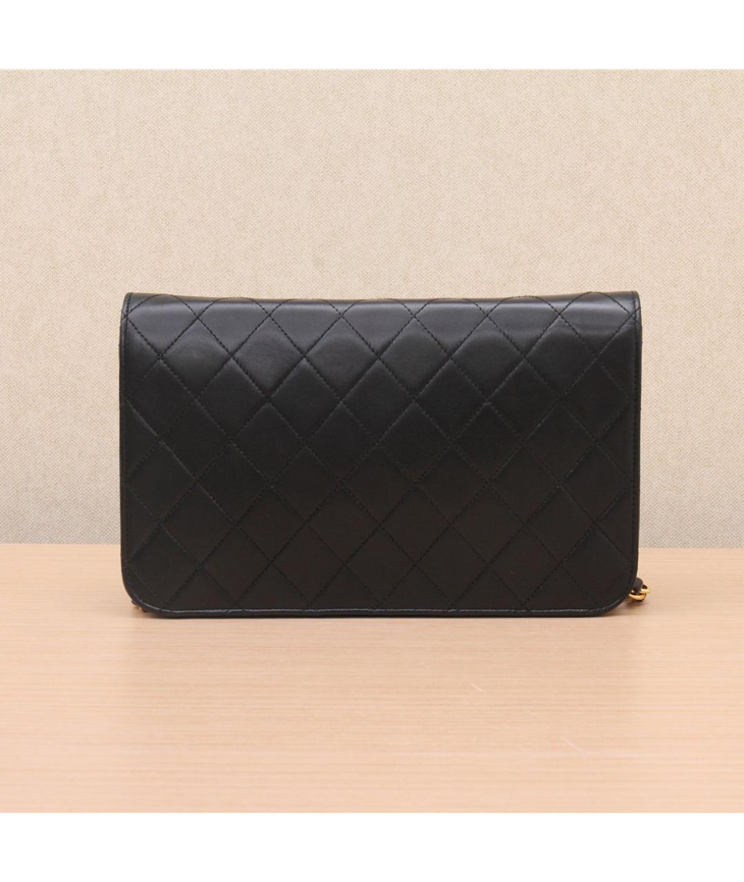CHANEL Черная кожаная сумка через плечо, фото 5