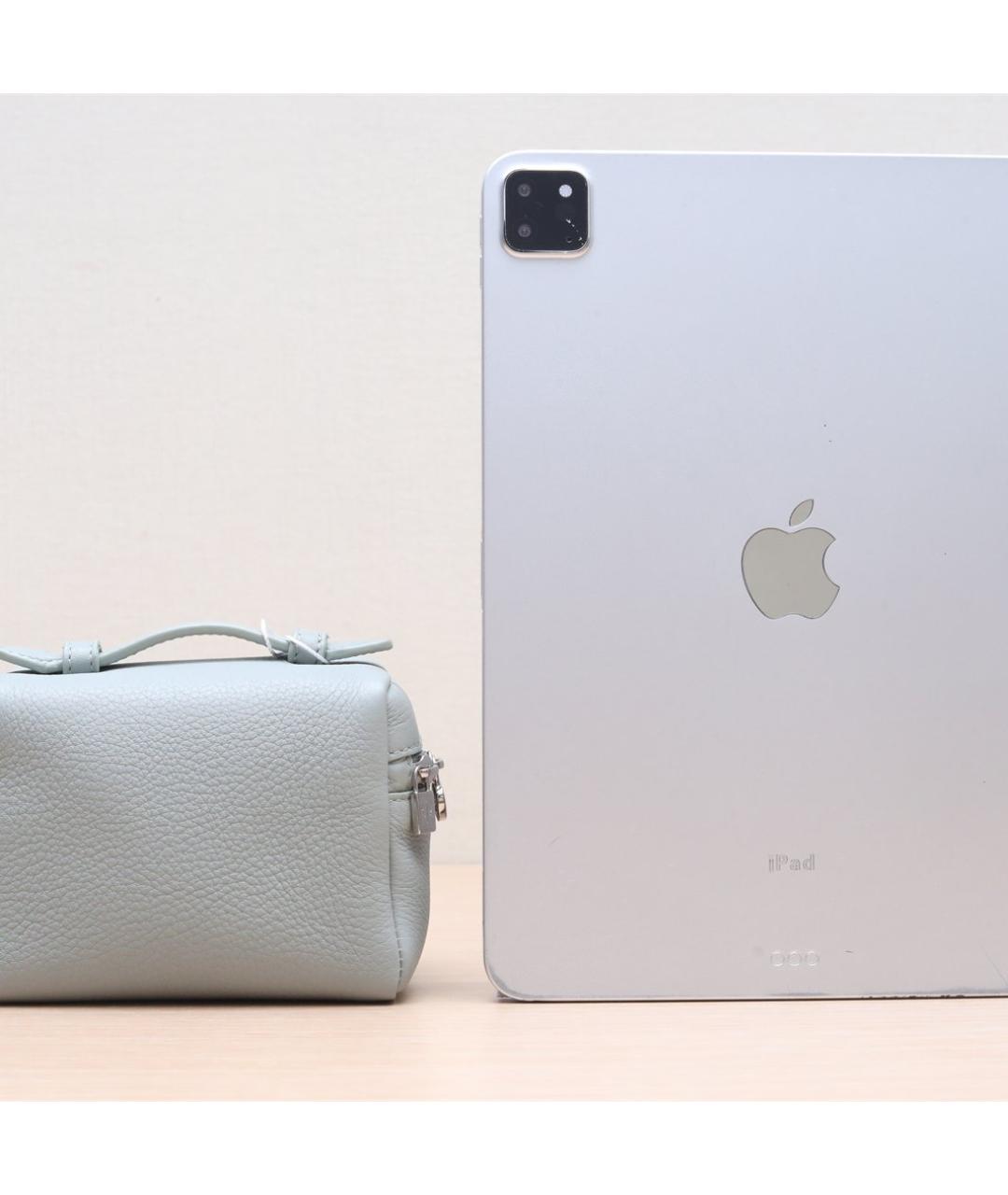 LORO PIANA Серая кожаная сумка через плечо, фото 7