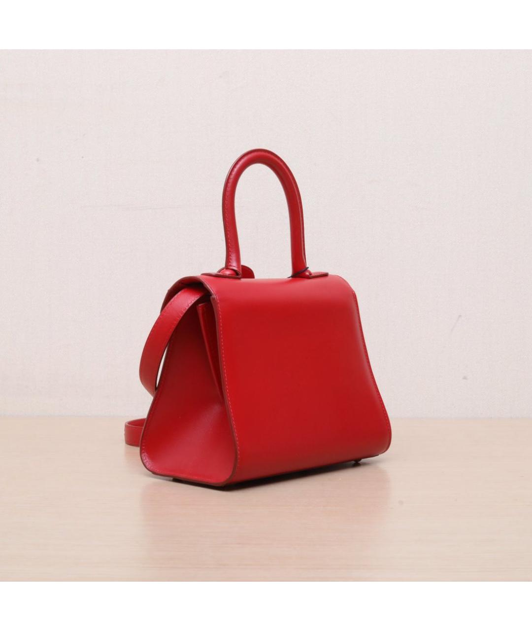 DELVAUX Красная кожаная сумка через плечо, фото 6
