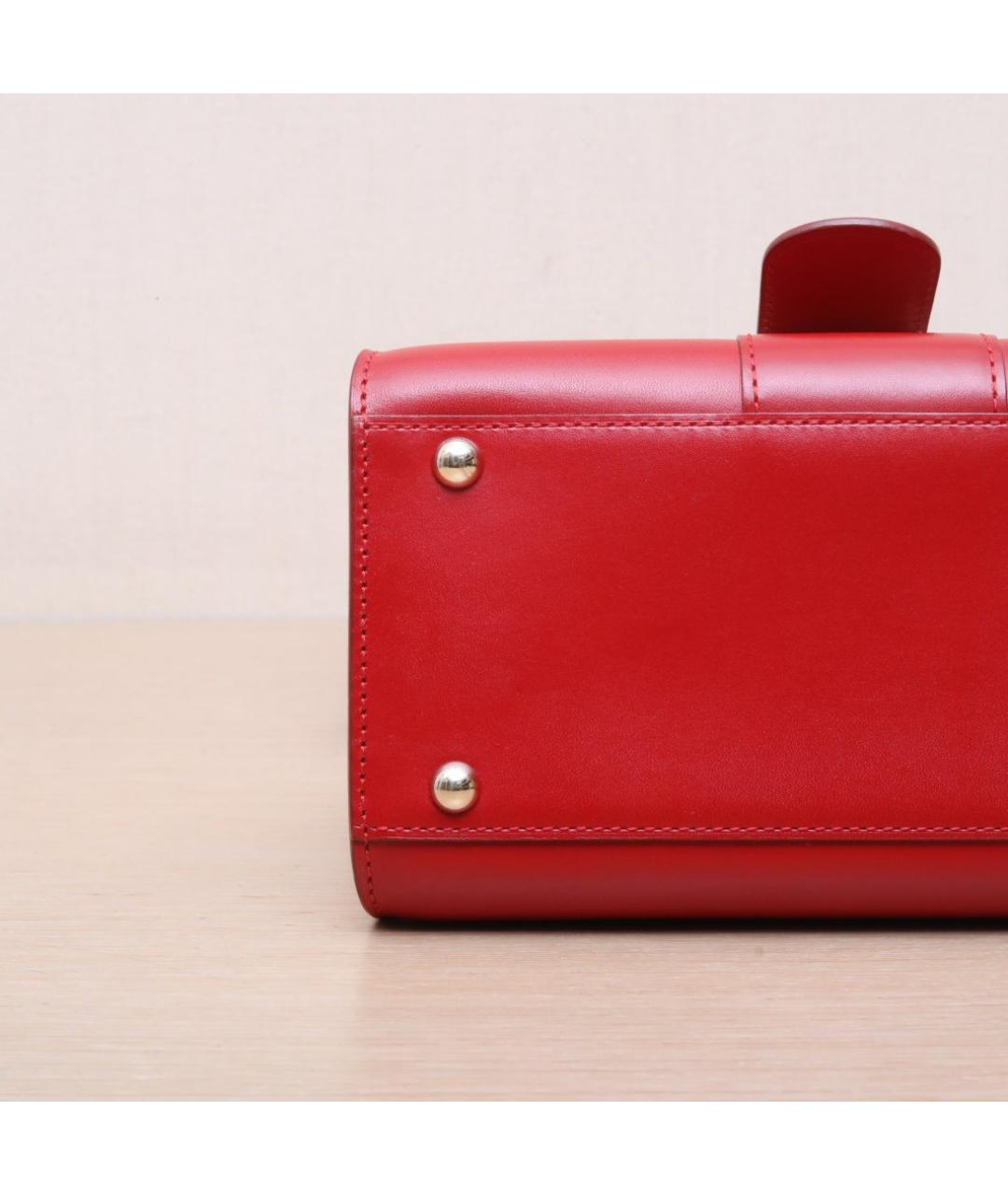 DELVAUX Красная кожаная сумка через плечо, фото 9