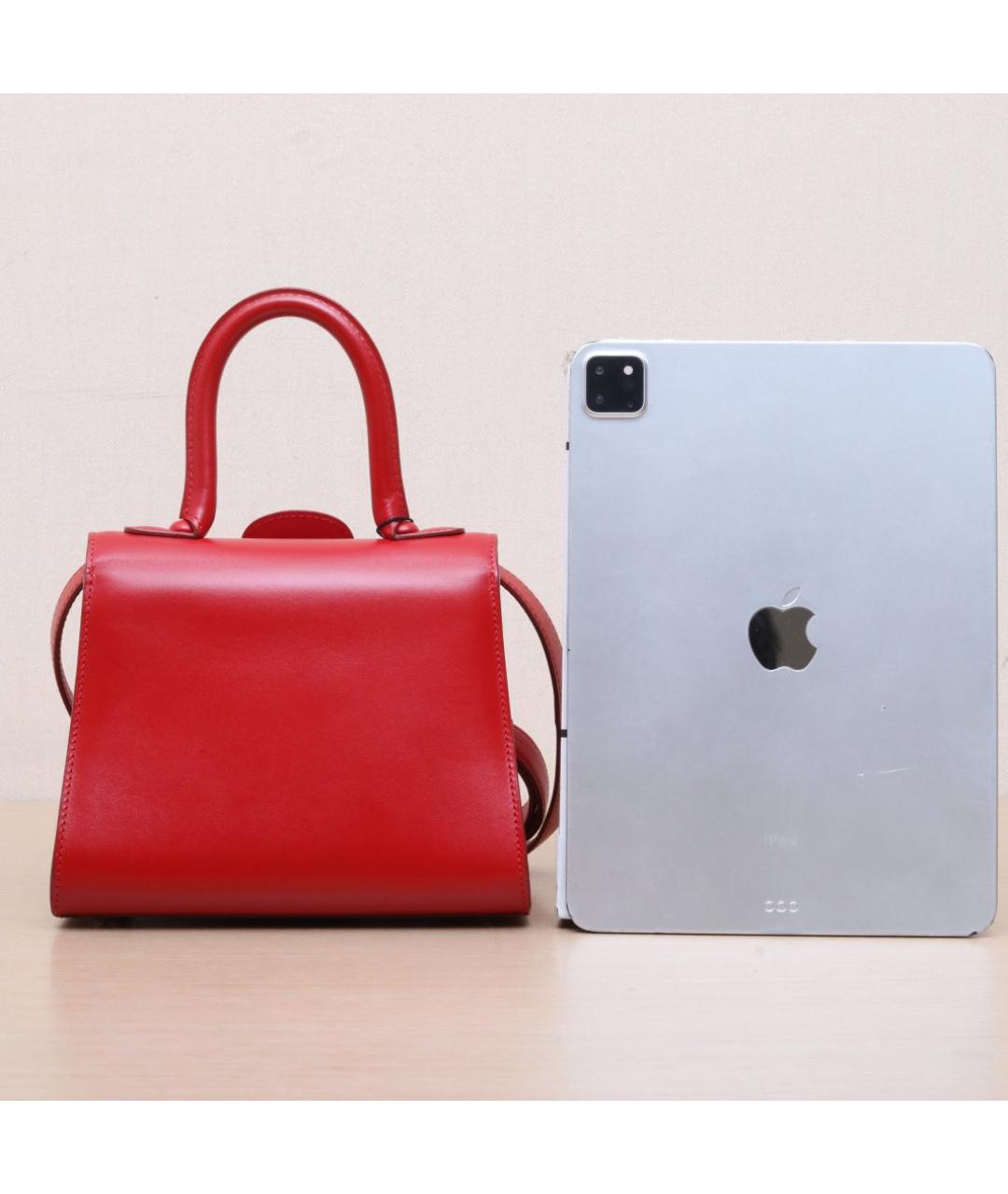 DELVAUX Красная кожаная сумка через плечо, фото 7