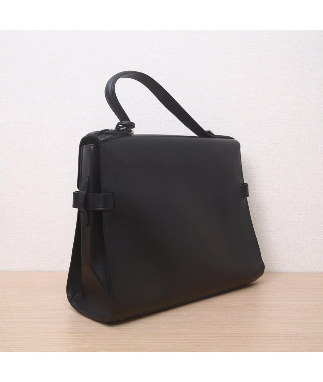 DELVAUX Черная кожаная сумка через плечо, фото 5