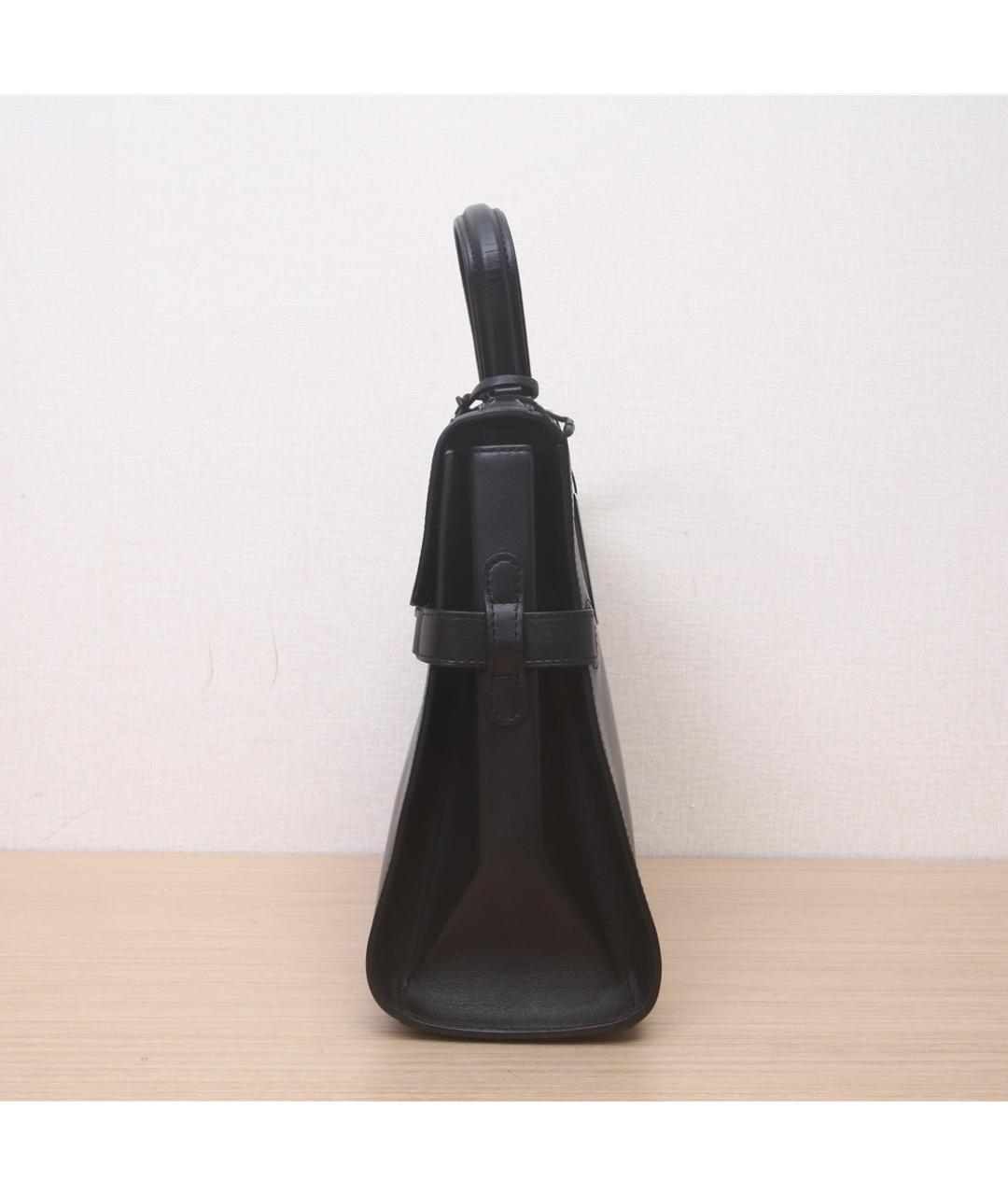 DELVAUX Черная кожаная сумка через плечо, фото 4