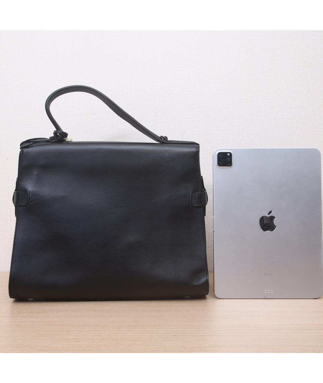 DELVAUX Черная кожаная сумка через плечо, фото 6