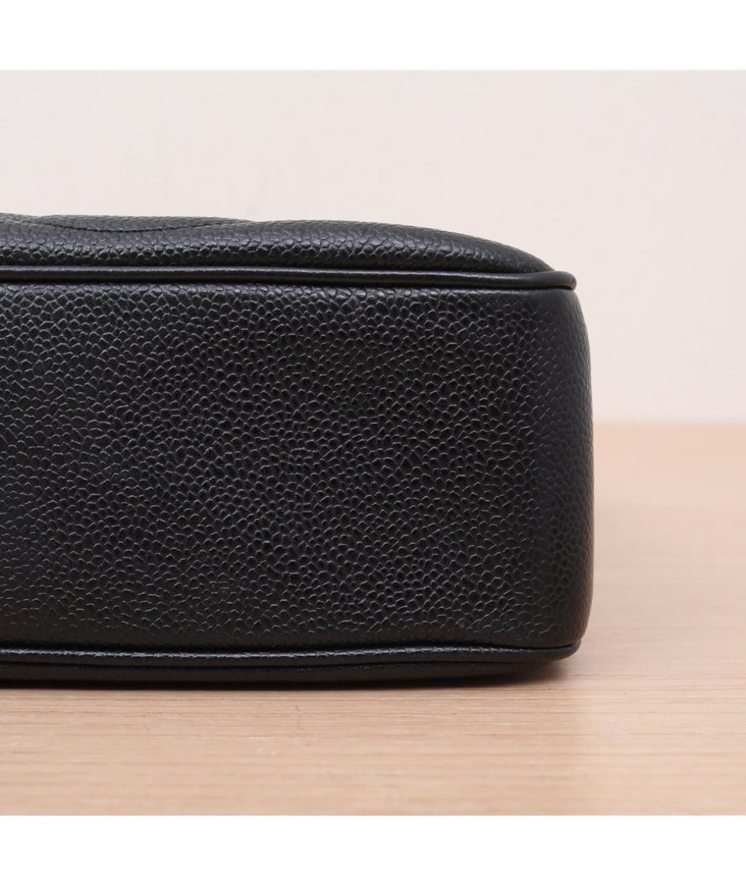 CHANEL Черная кожаная сумка через плечо, фото 9