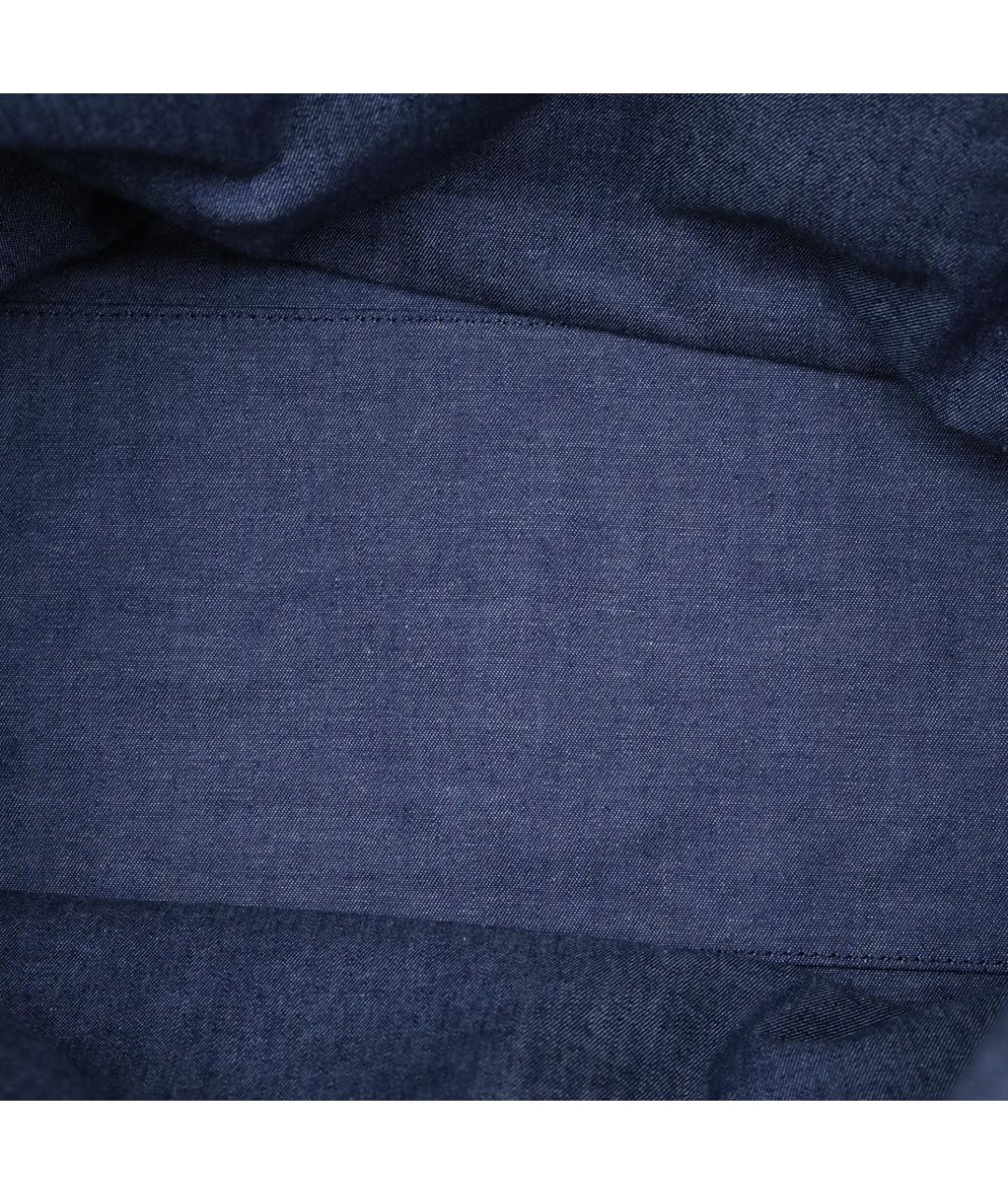 CHANEL Синяя деним сумка через плечо, фото 7