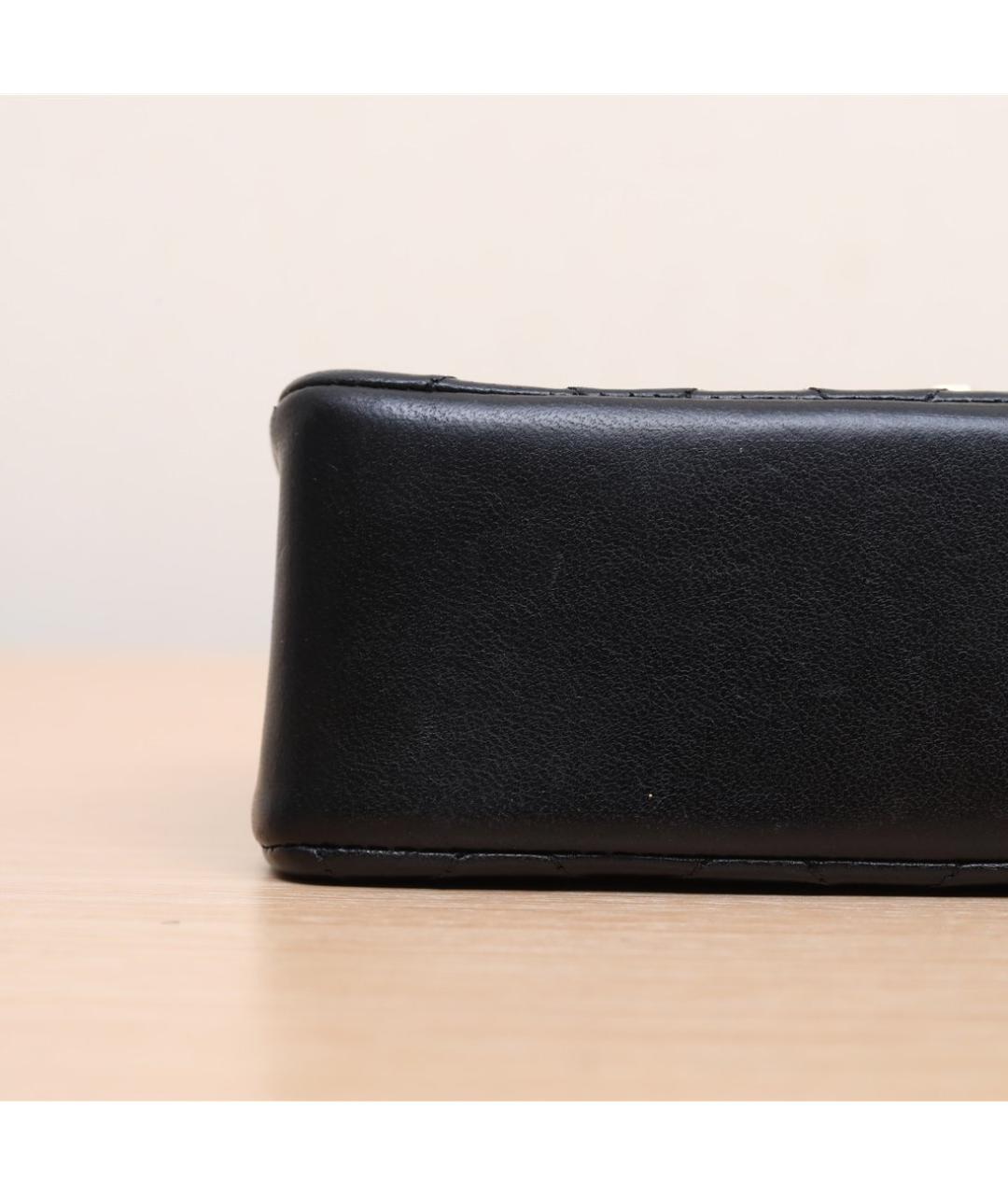 CHANEL Черная кожаная сумка через плечо, фото 7