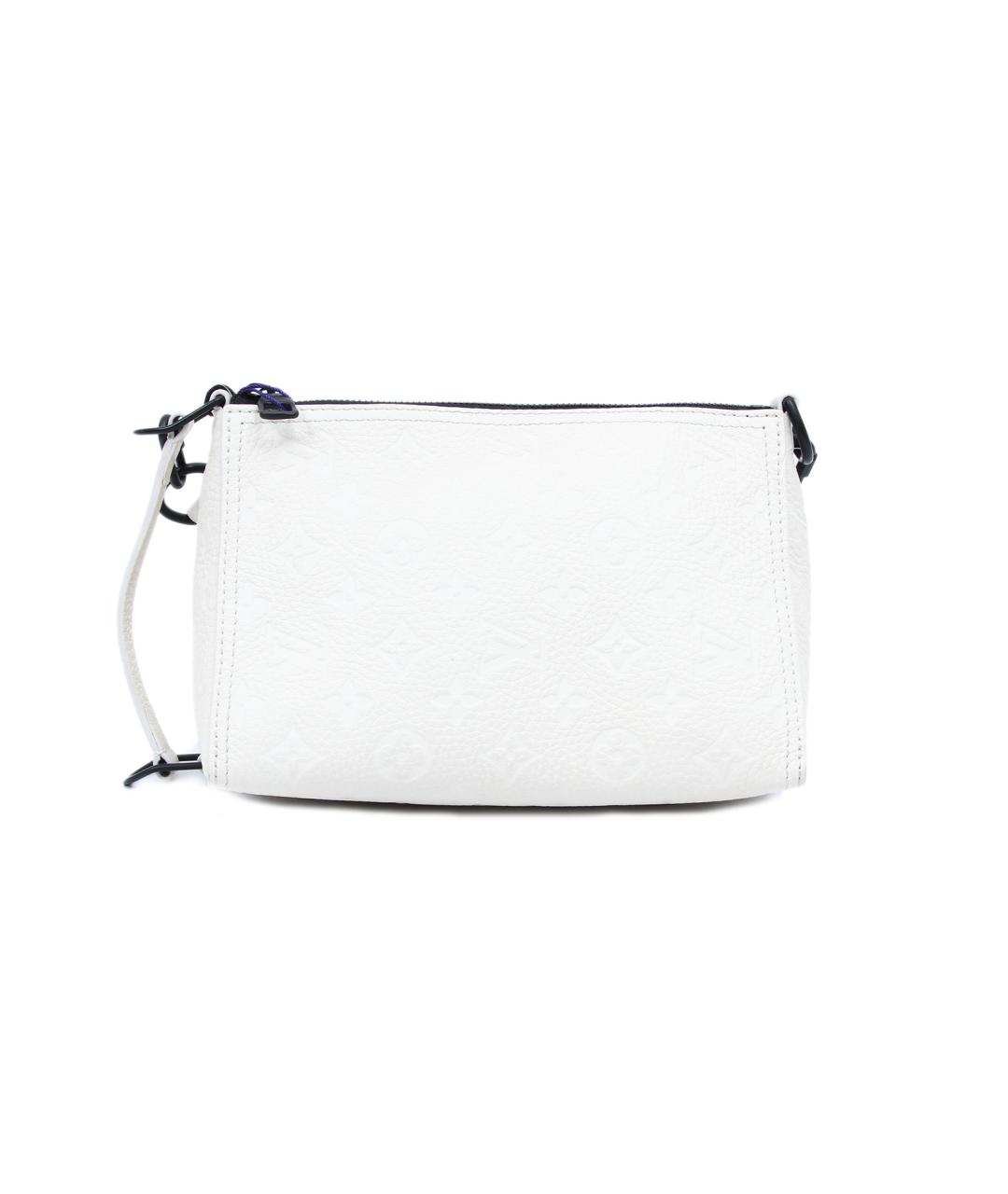 LOUIS VUITTON Белая кожаная сумка через плечо, фото 1