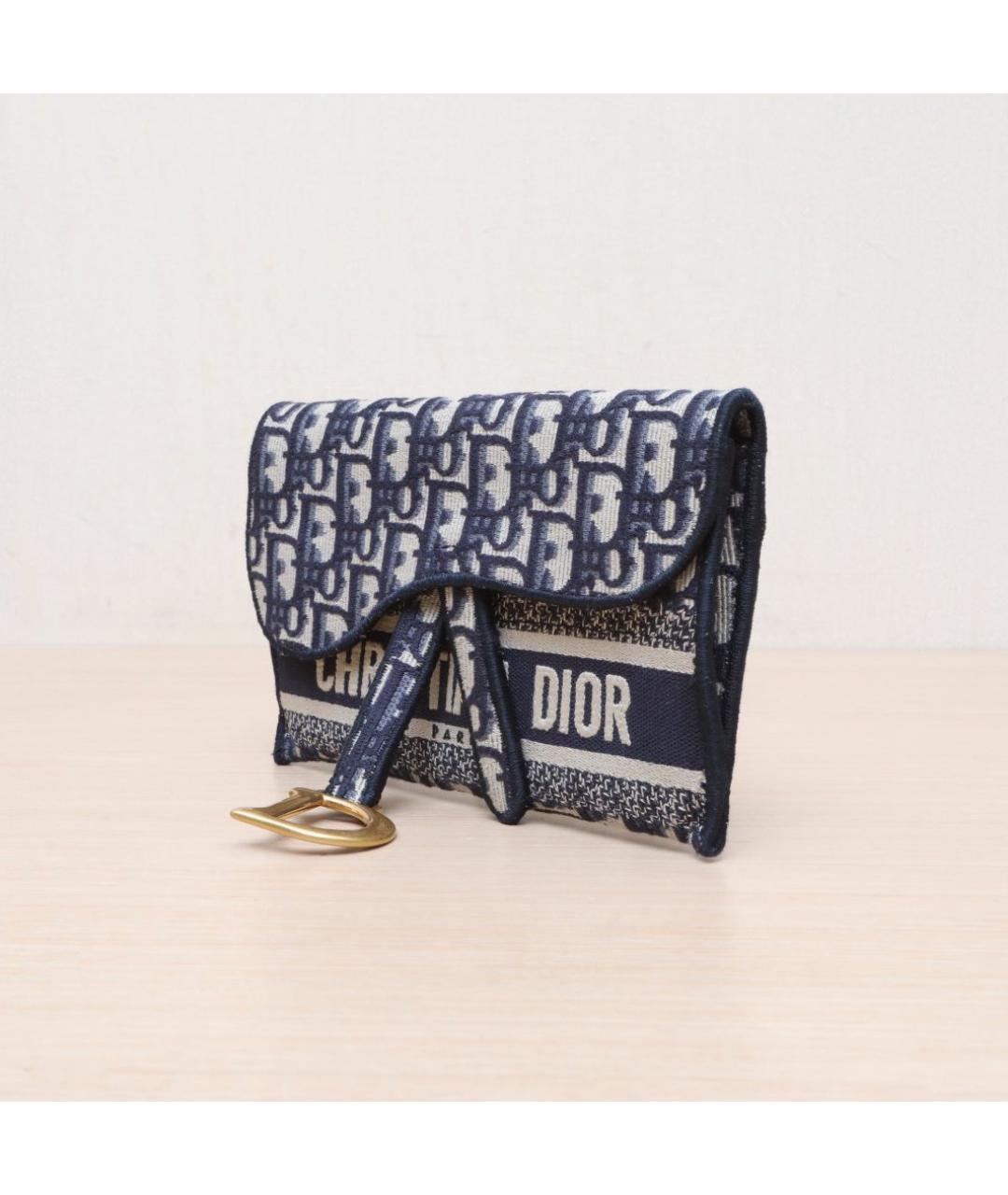 CHRISTIAN DIOR Темно-синяя сумка через плечо, фото 4