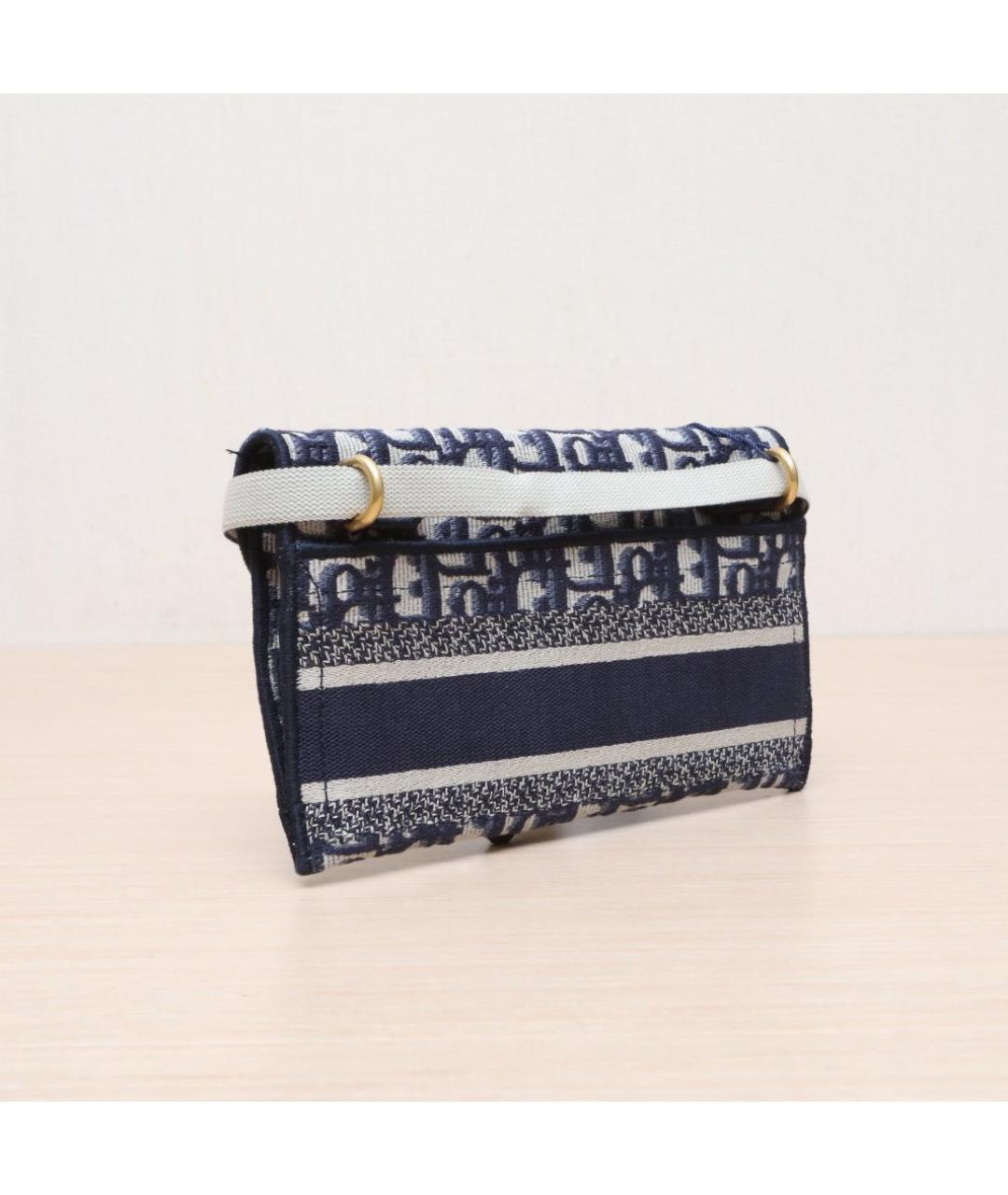 CHRISTIAN DIOR Темно-синяя сумка через плечо, фото 6