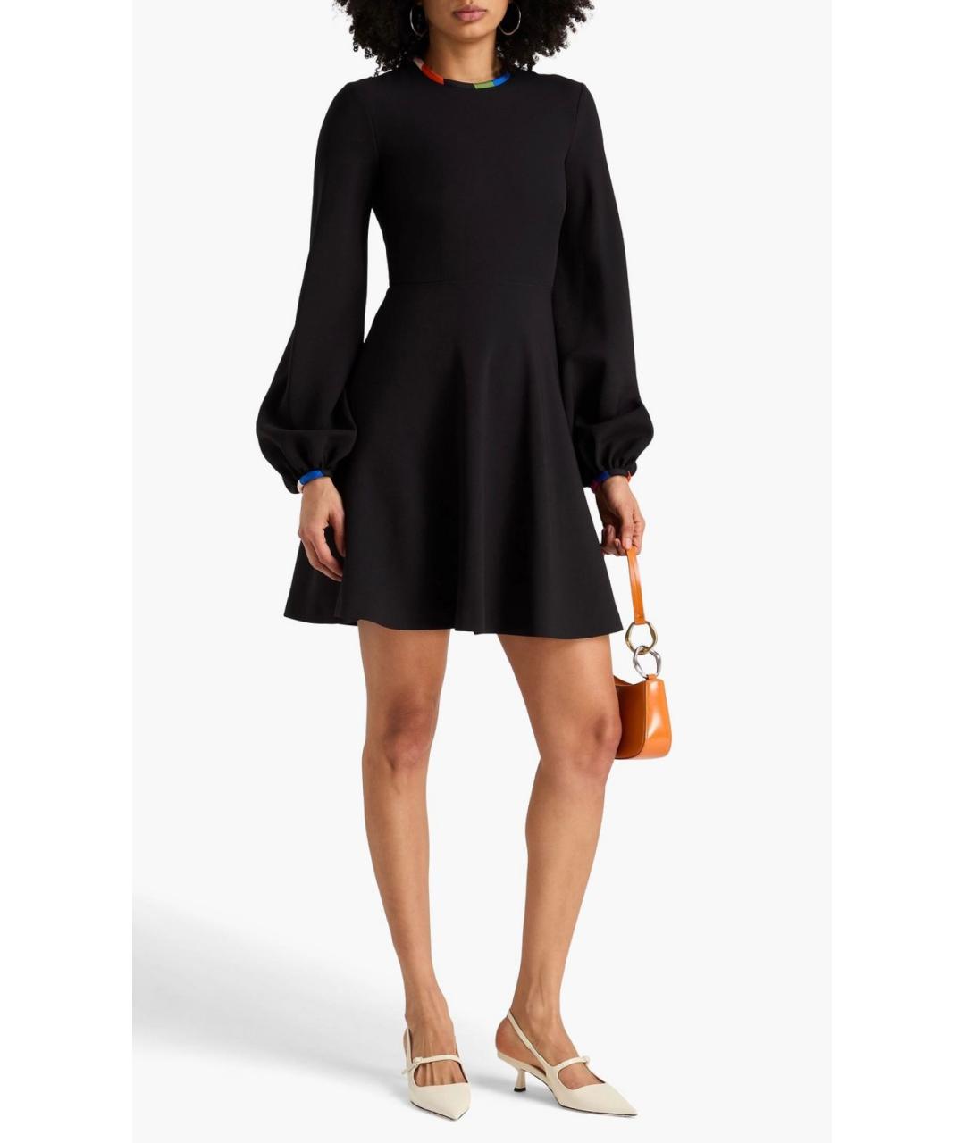 EMILIO PUCCI Черное полиэстеровое коктейльное платье, фото 2