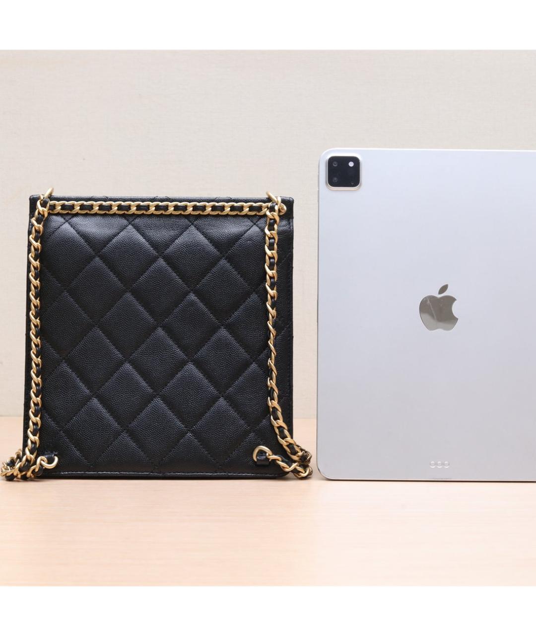 CHANEL Черный кожаный рюкзак, фото 7