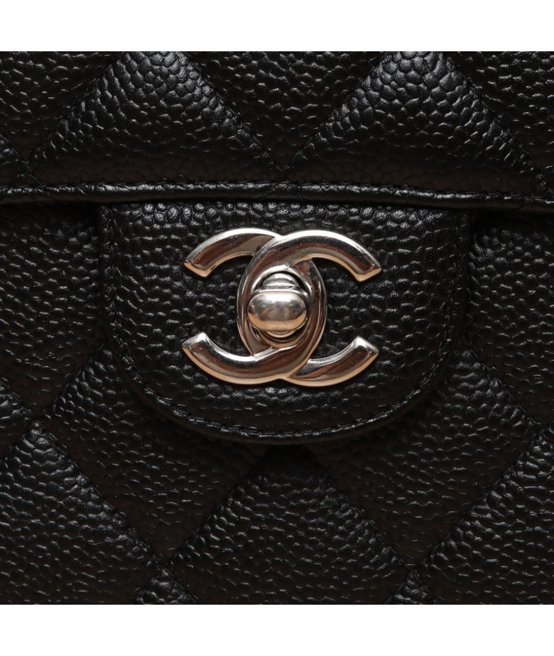 CHANEL Черная кожаная сумка через плечо, фото 7