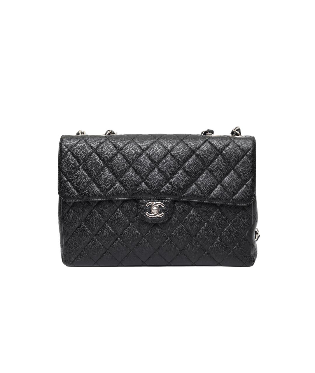 CHANEL Черная кожаная сумка через плечо, фото 1