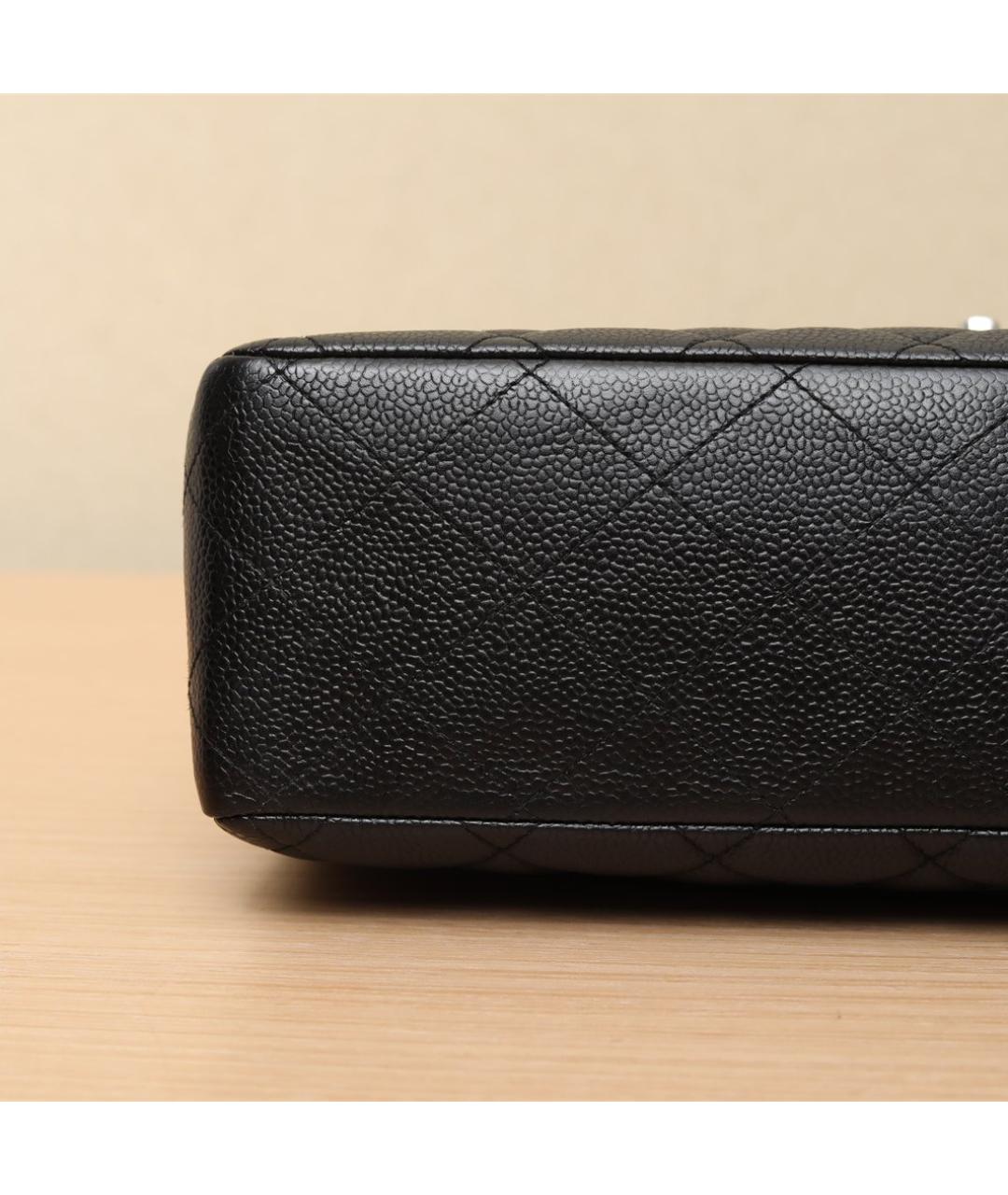 CHANEL Черная кожаная сумка через плечо, фото 9