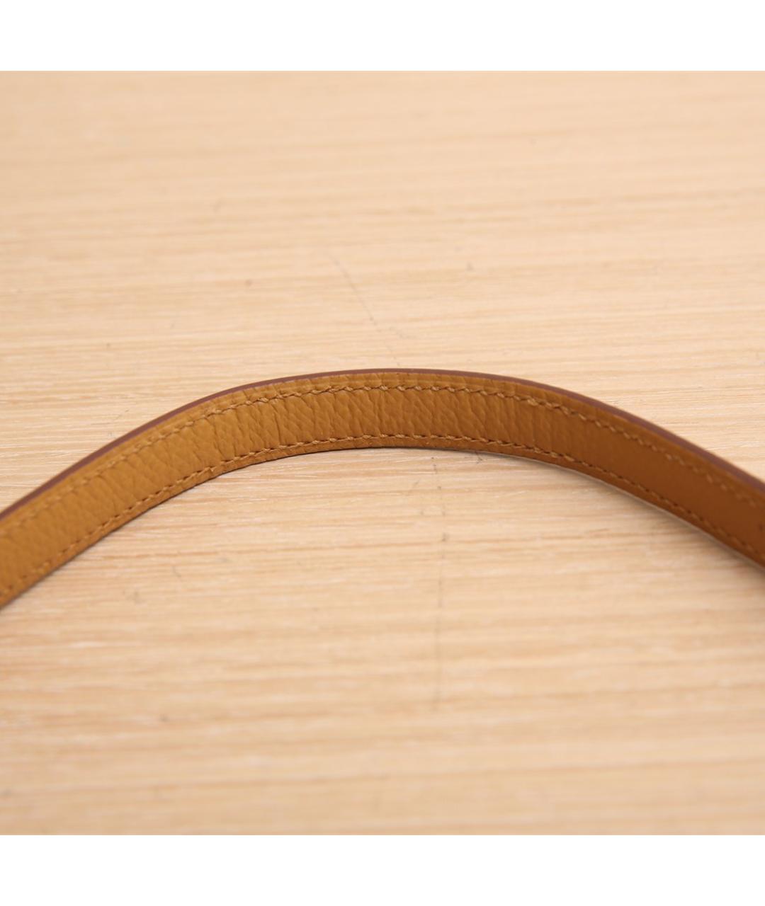 HERMES Коричневая кожаная сумка через плечо, фото 8