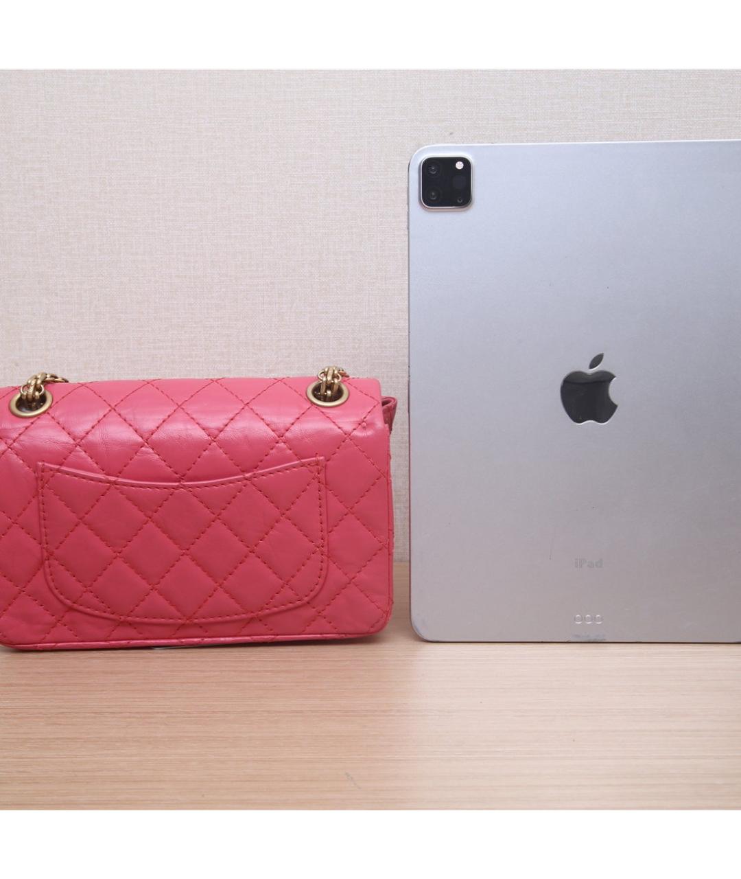 CHANEL Розовая кожаная сумка через плечо, фото 7