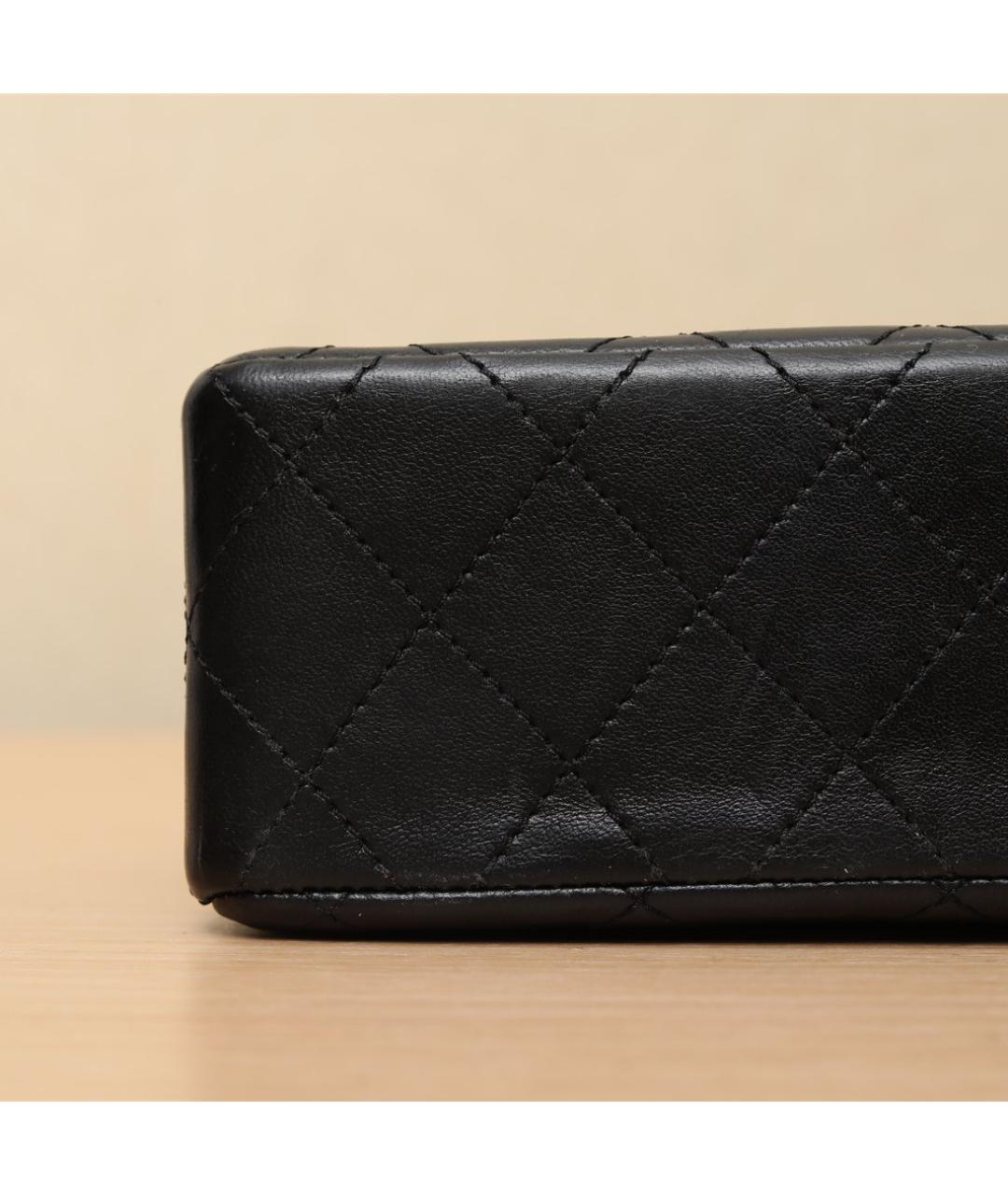 CHANEL Черная кожаная сумка через плечо, фото 9