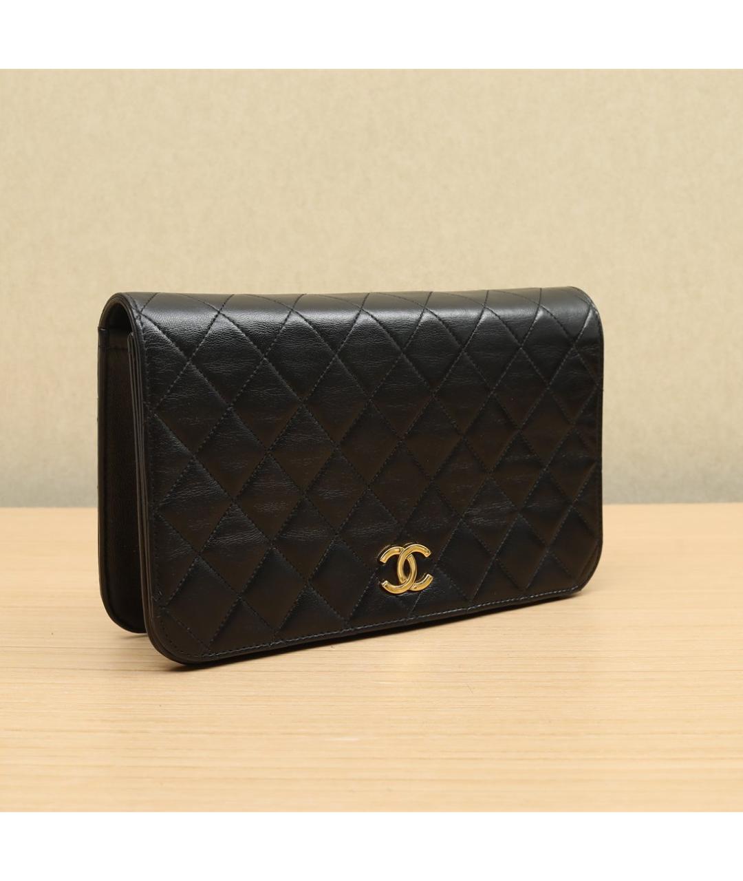 CHANEL Черная кожаная сумка через плечо, фото 3