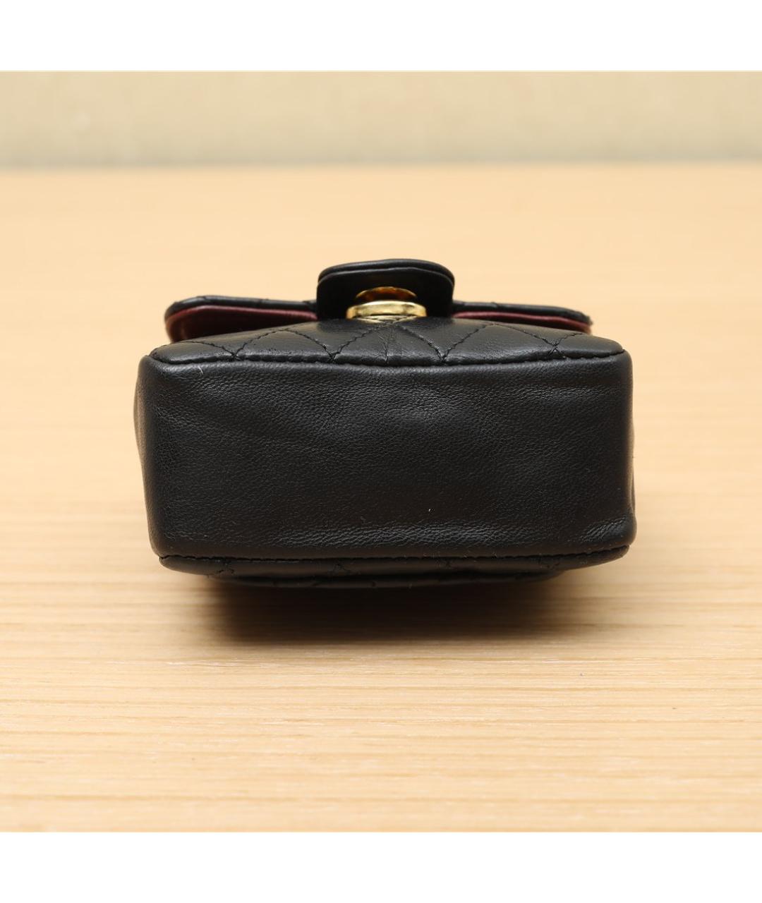 CHANEL Черная кожаная сумка через плечо, фото 8