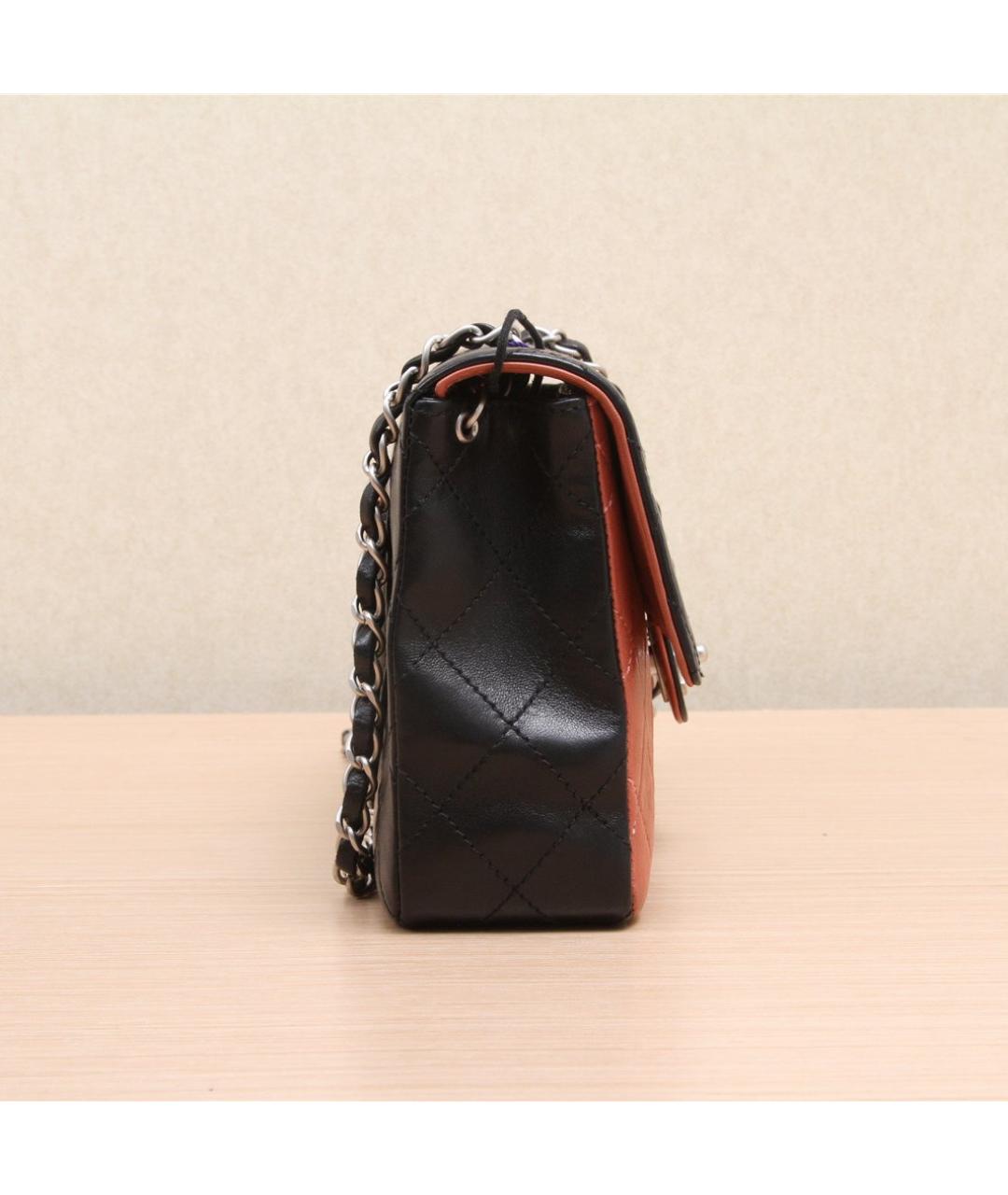 CHANEL Коричневая кожаная сумка через плечо, фото 4