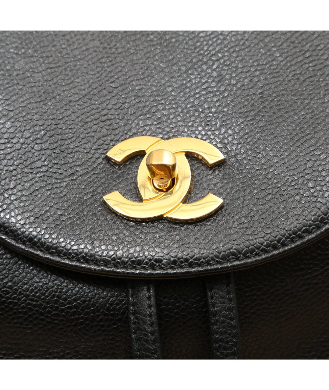 CHANEL Черный кожаный рюкзак, фото 7