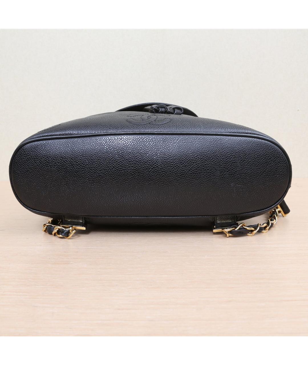 CHANEL Черный кожаный рюкзак, фото 9