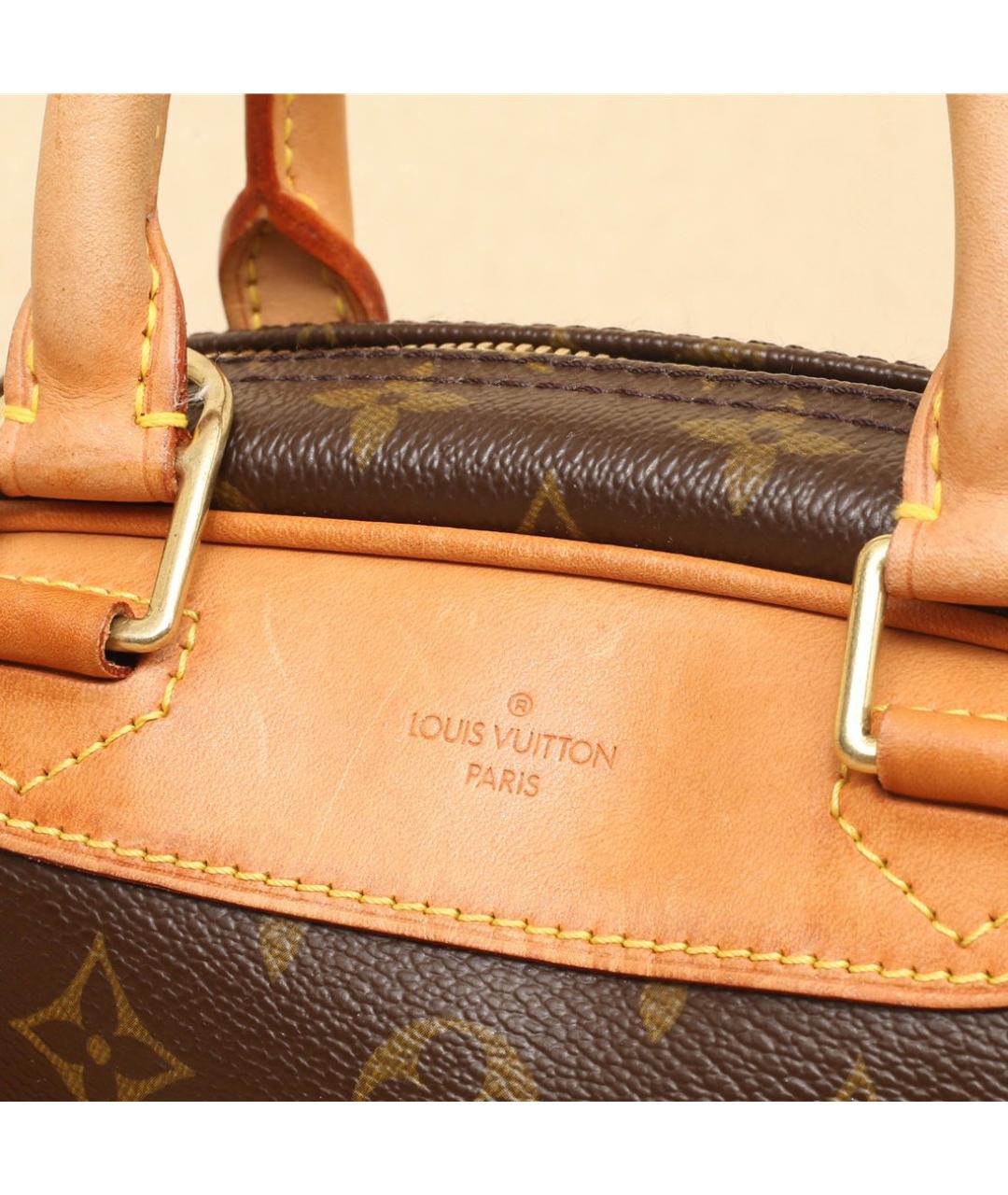 LOUIS VUITTON Коричневая сумка с короткими ручками, фото 7